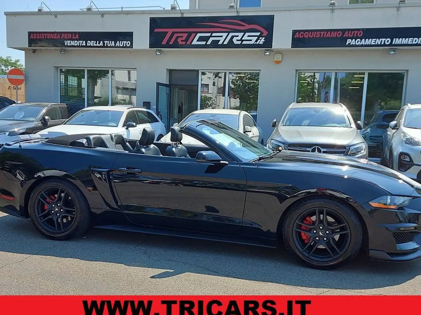 Ford Mustang Convertible 2.3 ecoboost auto PERMUTE STAGE 1 Schwarz - 1