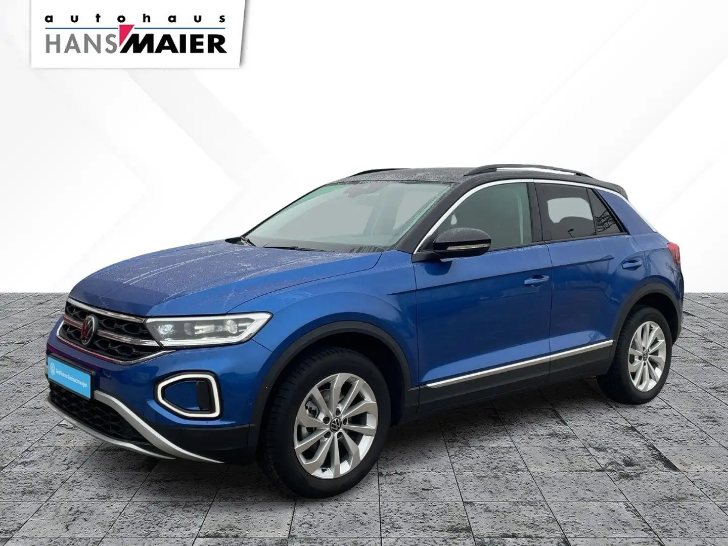 Volkswagen T-Roc Style TSI DSG Navi AHK LED ACC Kam 8fach Blau - 2