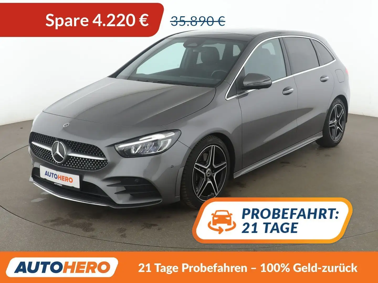 Mercedes-Benz B 220 B 220 4Matic AMG Line Aut.*360CAM*NAVI*LED*TEMPO* Gris - 1