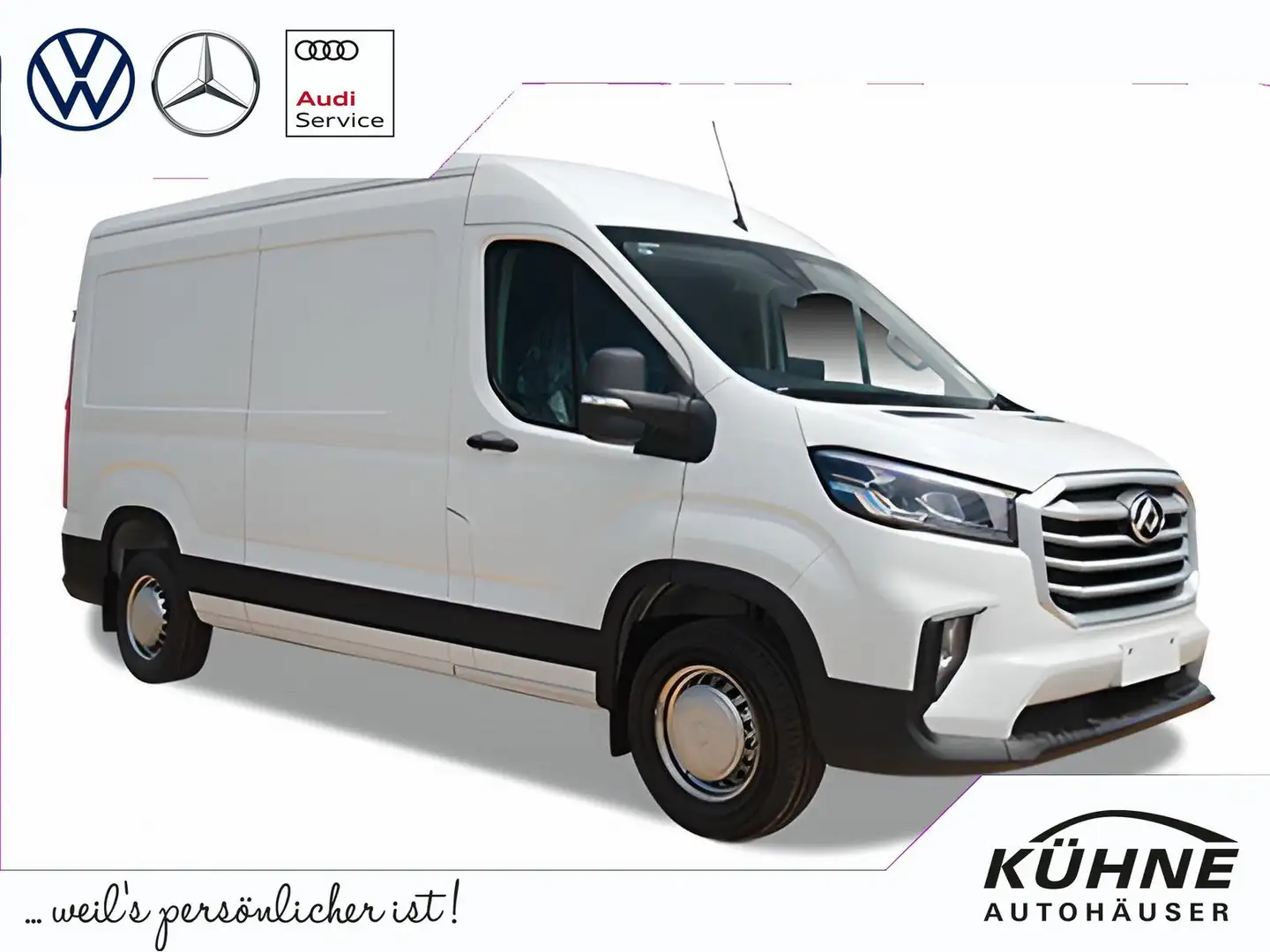 Maxus Deliver 9 Kasten Luxury LED Kamera Klima Blanc - 1