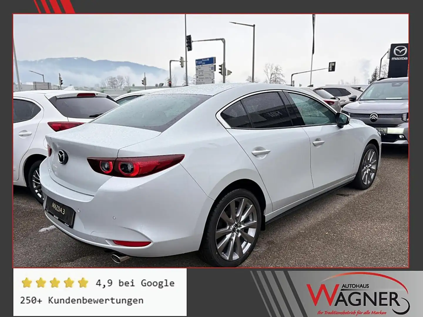 Mazda 3 Mazda3 Sedan e-Skyactiv G140 Takumi Aut. Weiß - 1