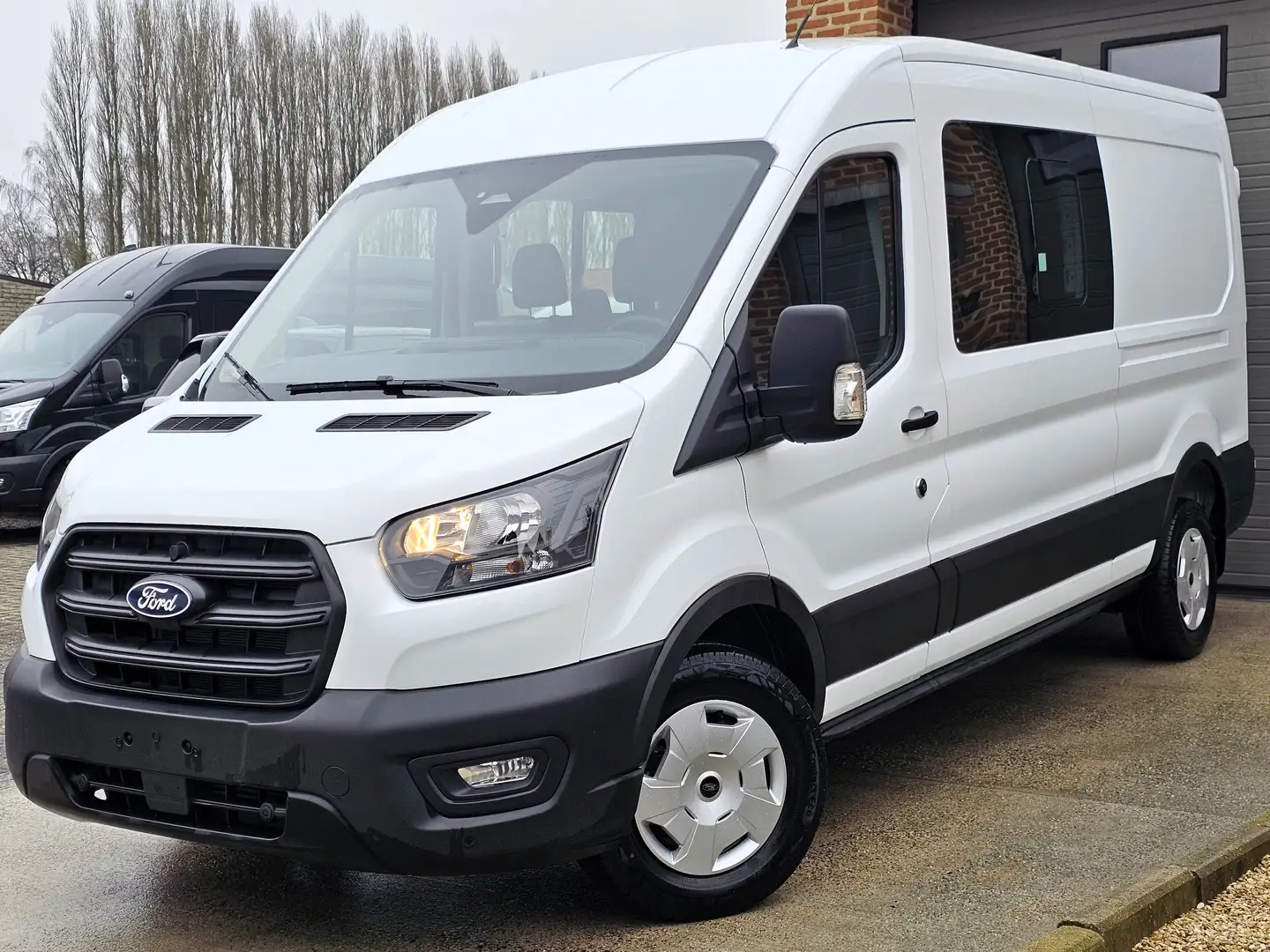 Ford Transit 36.990EX - DubCab 6Zits 165PK NIEUW MODEL 2025 0KM Blanc - 1