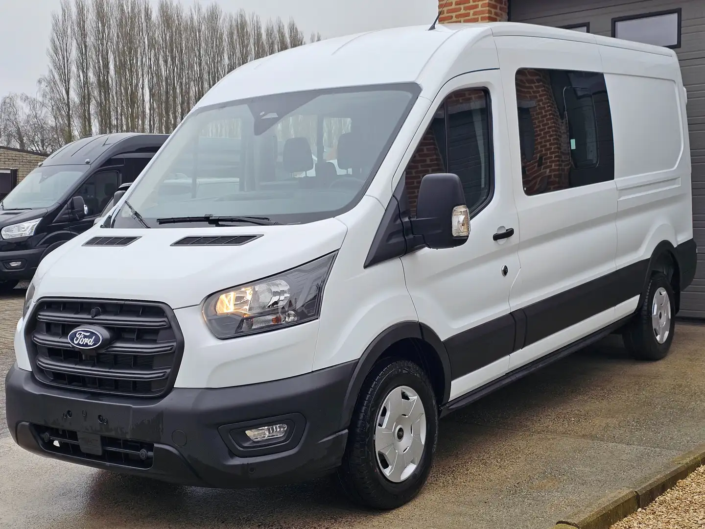 Ford Transit 36.990EX - DubCab 6Zits 165PK NIEUW MODEL 2025 0KM Blanc - 2