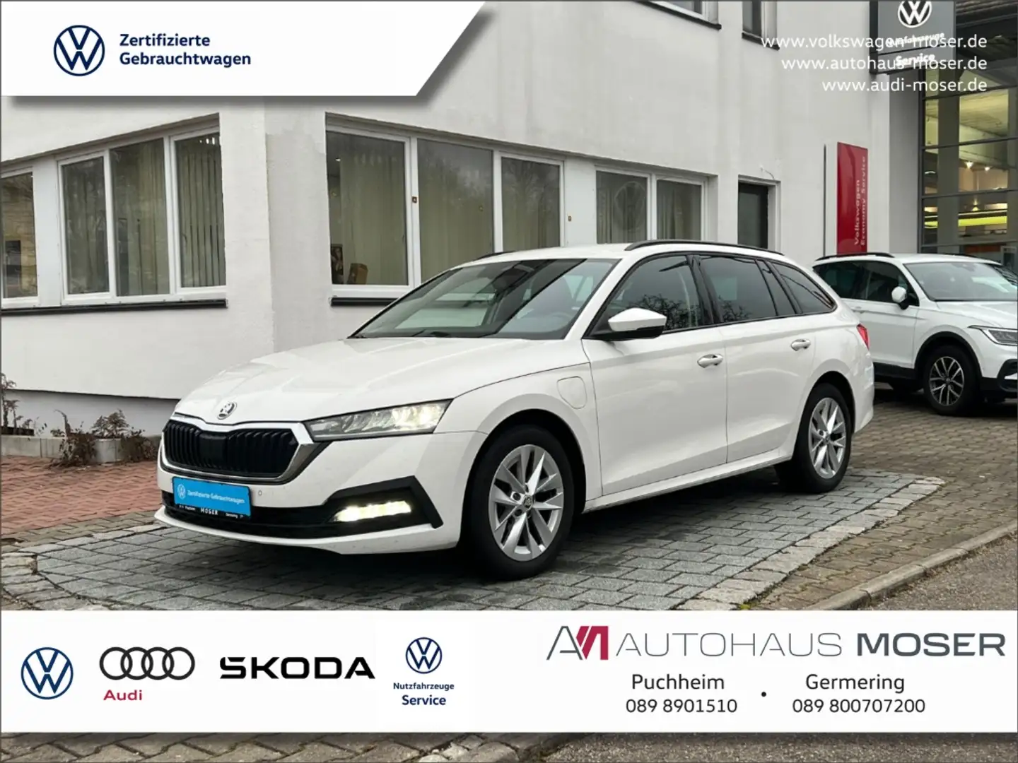 Skoda Octavia Combi iV DSG - Columbus*Reise*Kamera*AHK!!! Weiß - 1