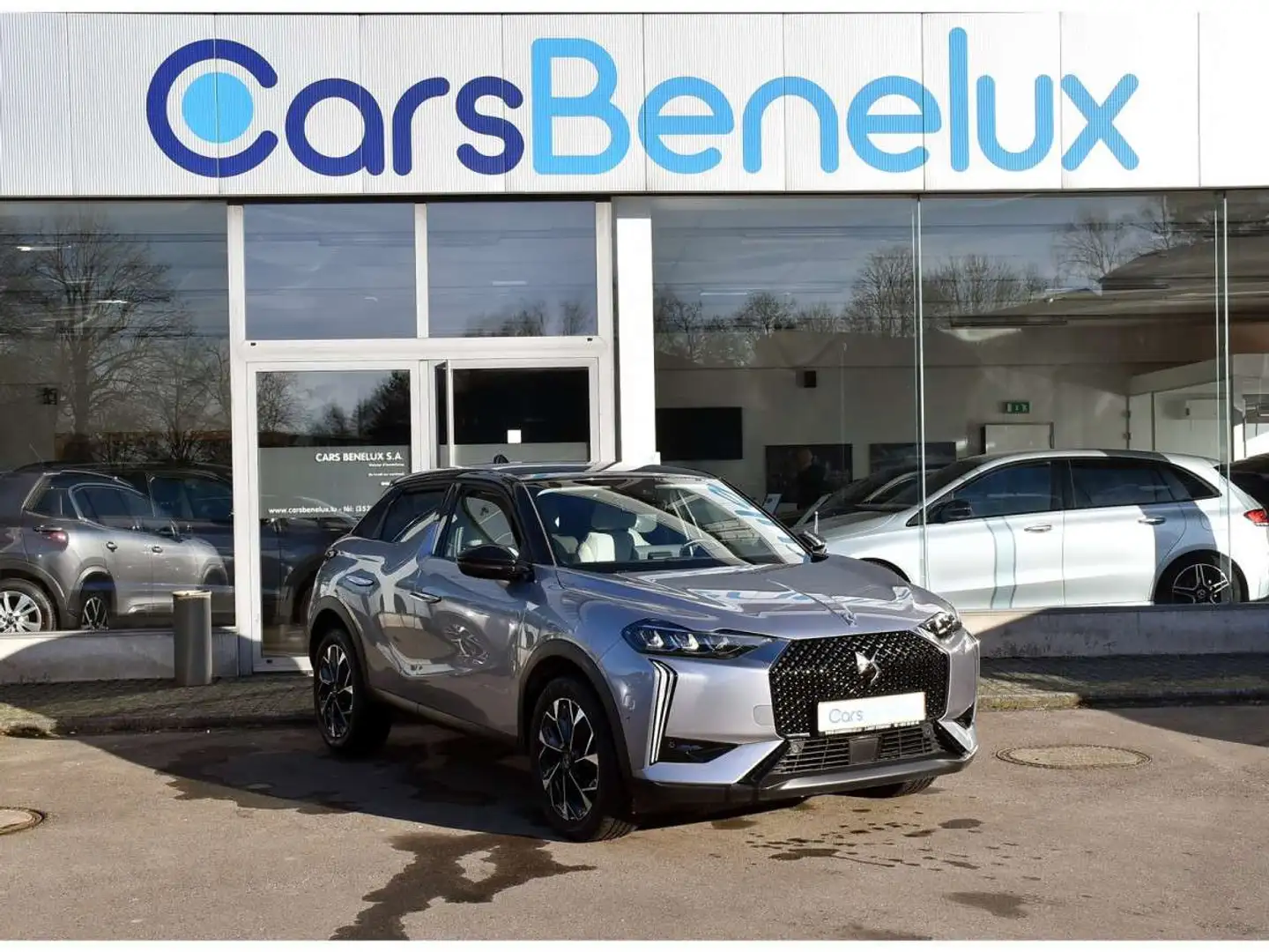 DS Automobiles DS 3 Crossback 1.2 PureTech EAT8 Rivoli CUIR GPS CAM LANE SIDE Plateado - 1