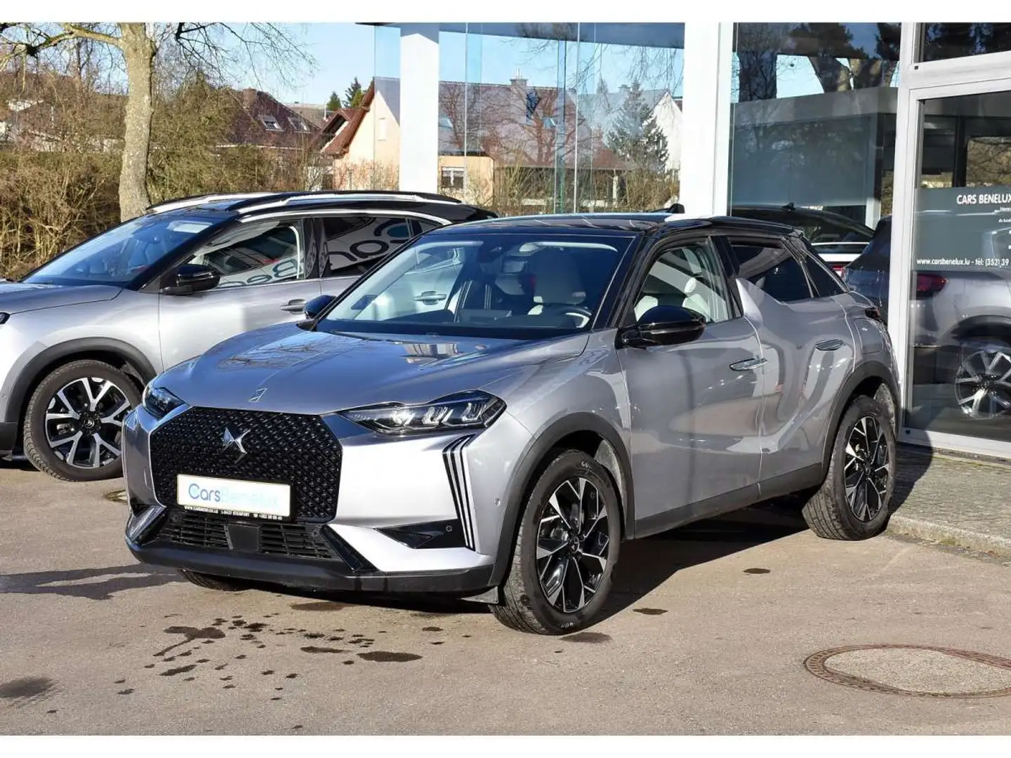 DS Automobiles DS 3 Crossback 1.2 PureTech EAT8 Rivoli CUIR GPS CAM LANE SIDE Plateado - 2