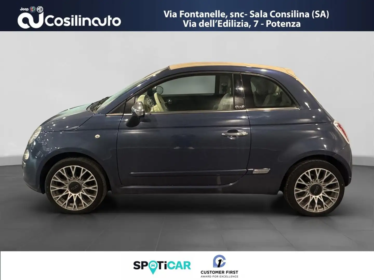Fiat 500 C 1.3 MultiJet 95Cv Bleu - 2