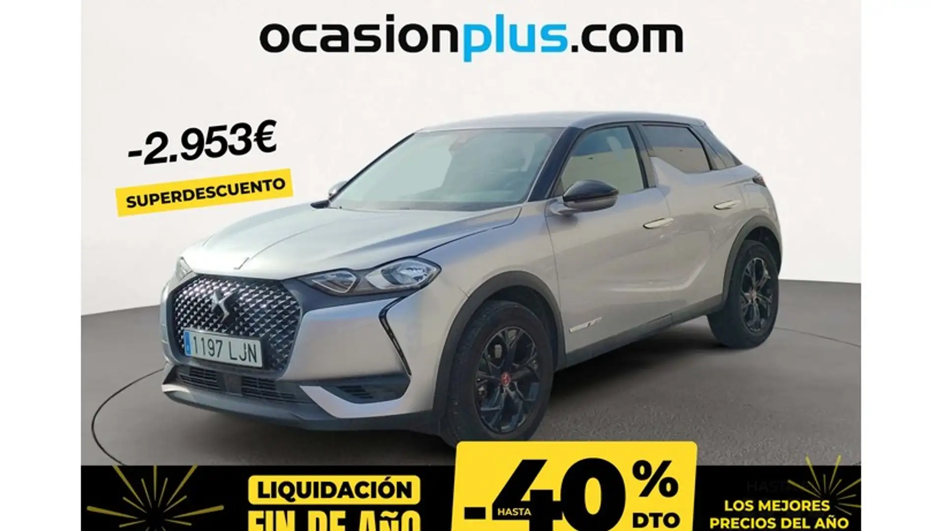 DS Automobiles DS 3 Crossback Puretech Performance Line 130 EAT8 Gris - 1