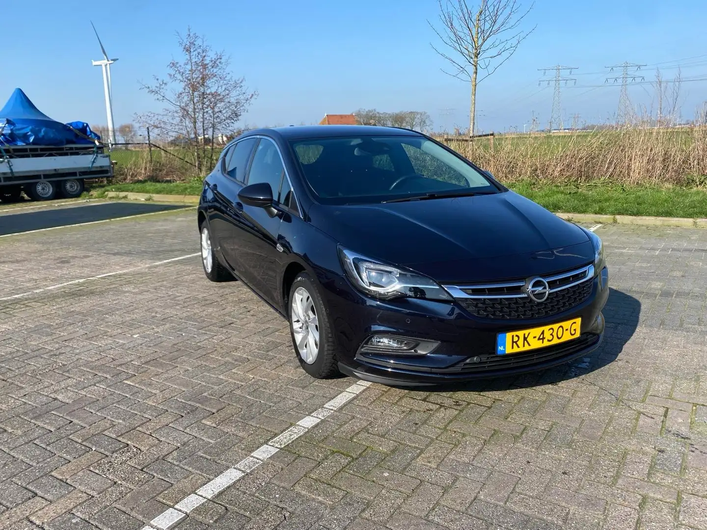 Opel Astra 1.0 Innovation+/cruise control/climate control/ABS Blauw - 1