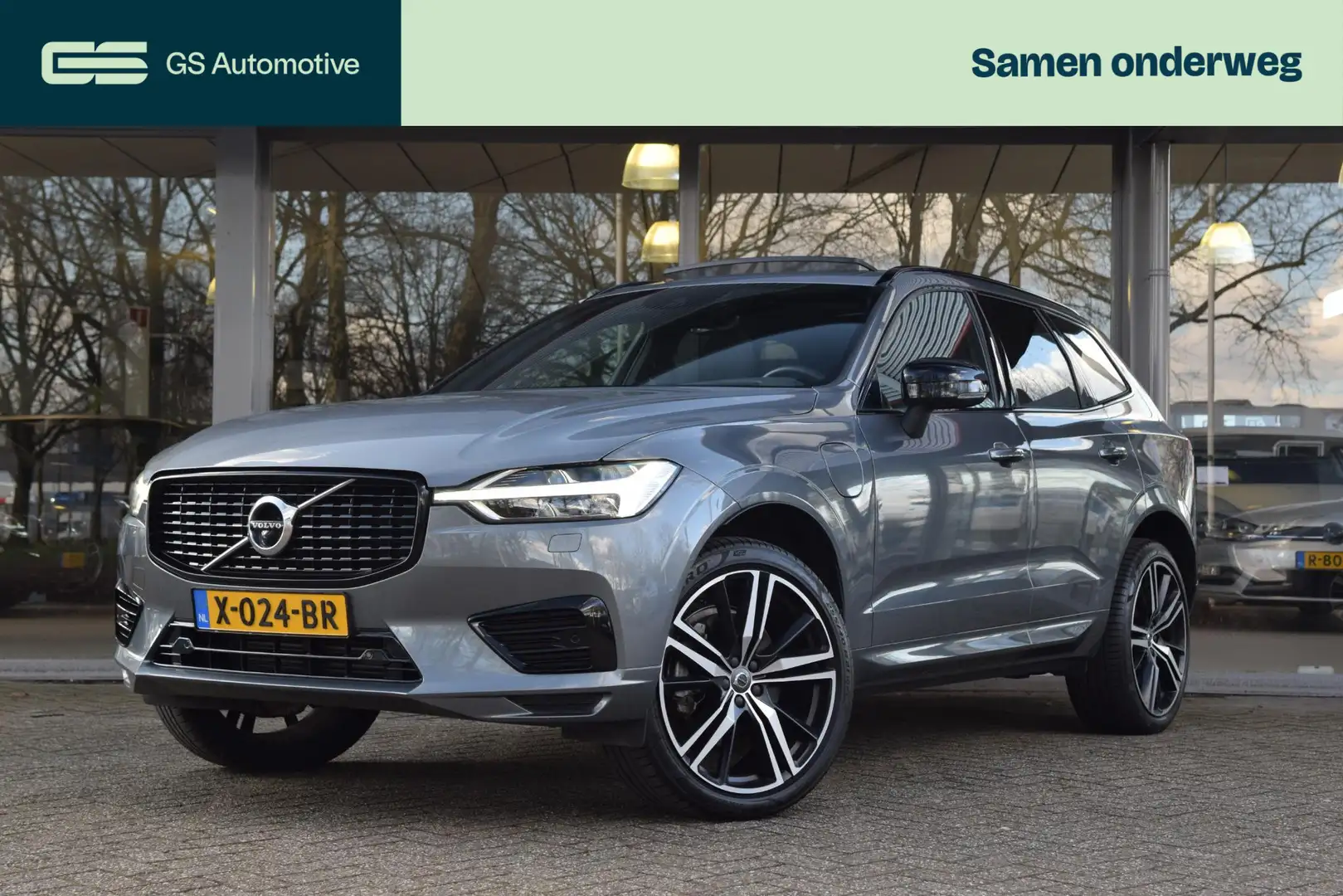 Volvo XC60 T8 AWD Inscription R-Design met 360cam/Pano/Trekha Grijs - 1