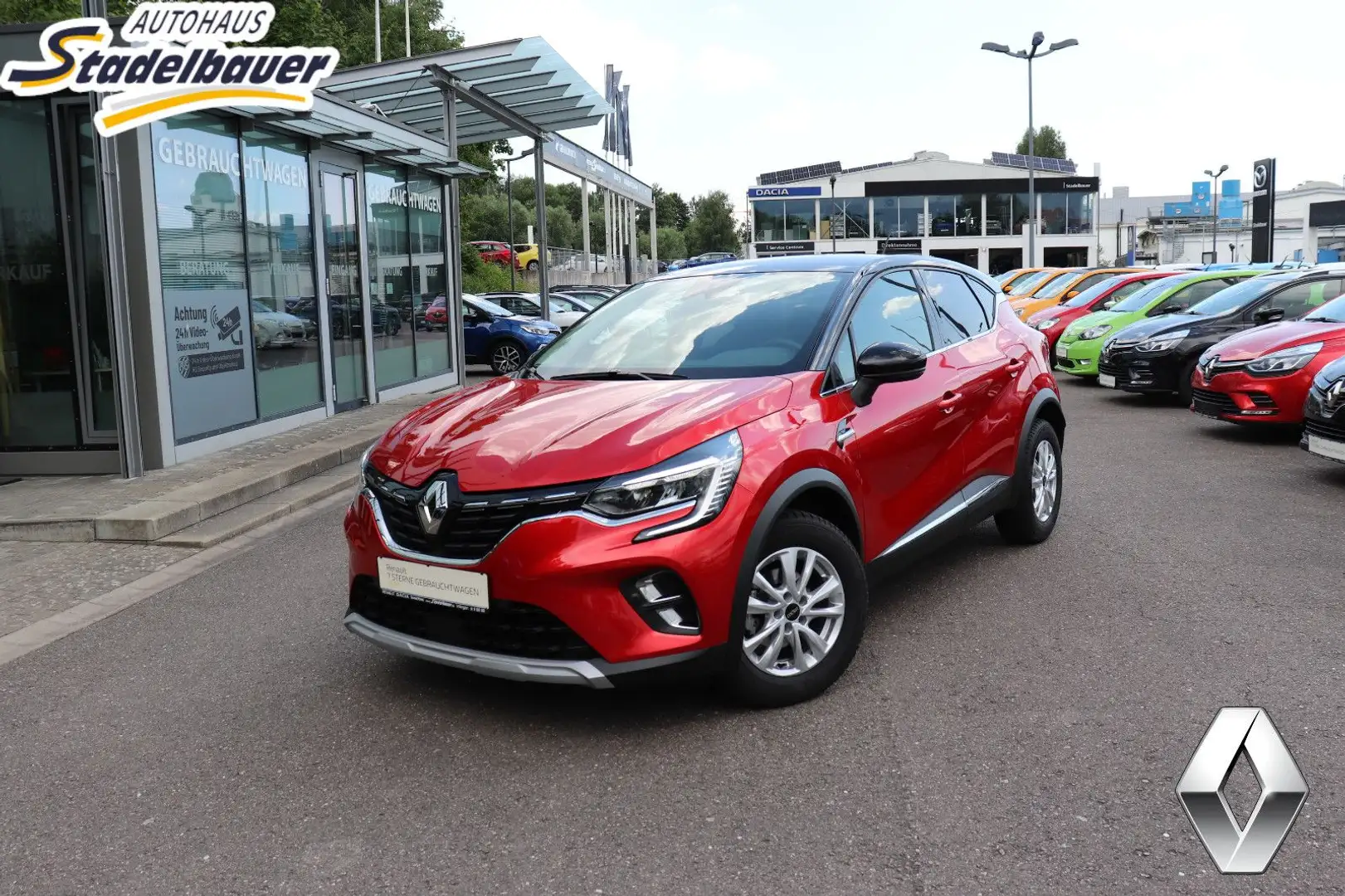 Renault Captur II Intens, Autom. Navi. City-Paket Rot - 1