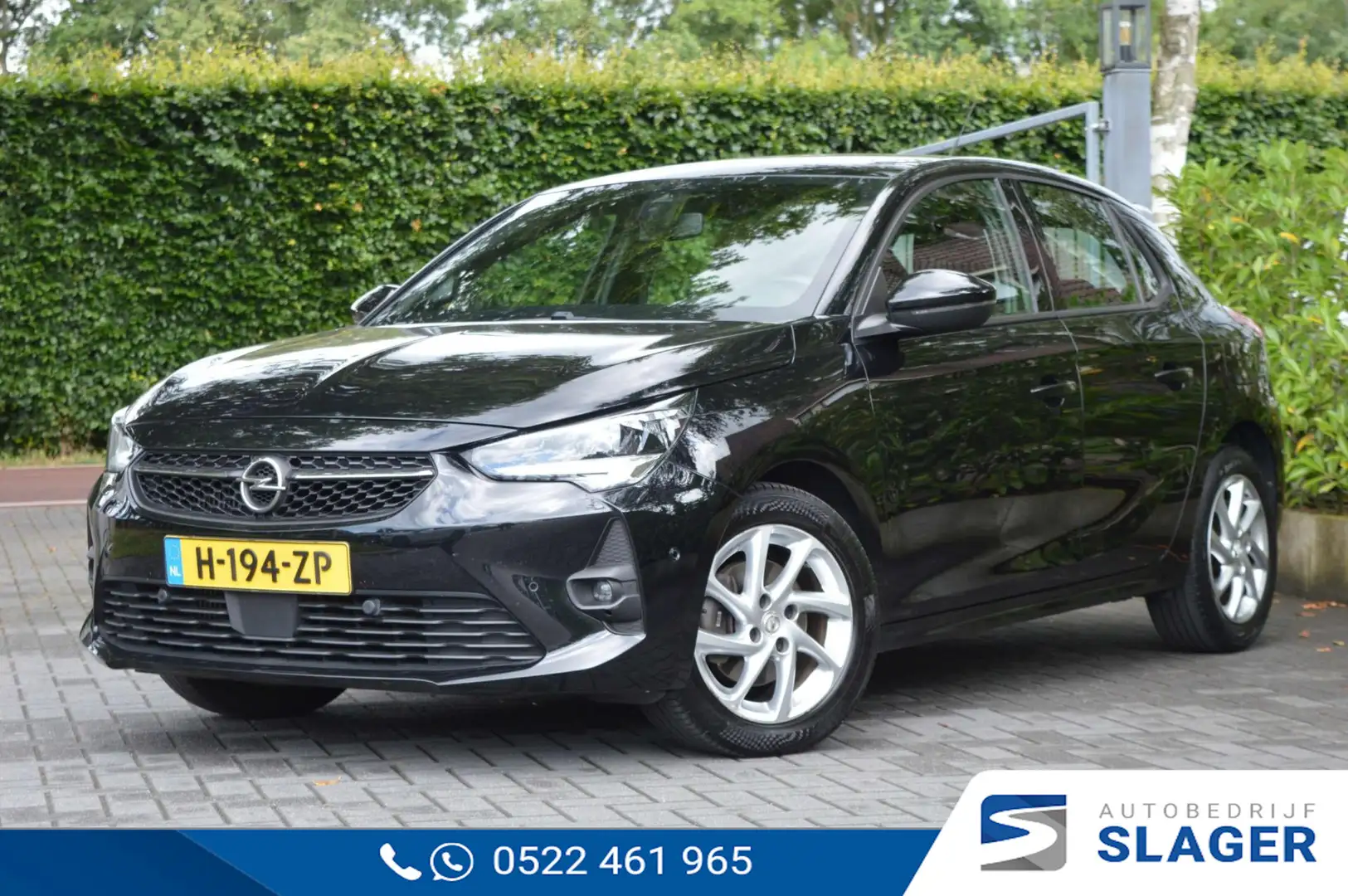 Opel Corsa 1.2 GS Line - Airco|360° camera|Cruise|Navi Zwart - 1