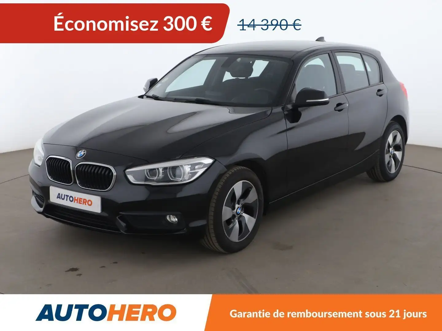 BMW 116 116d Lounge BVA8 Noir - 1