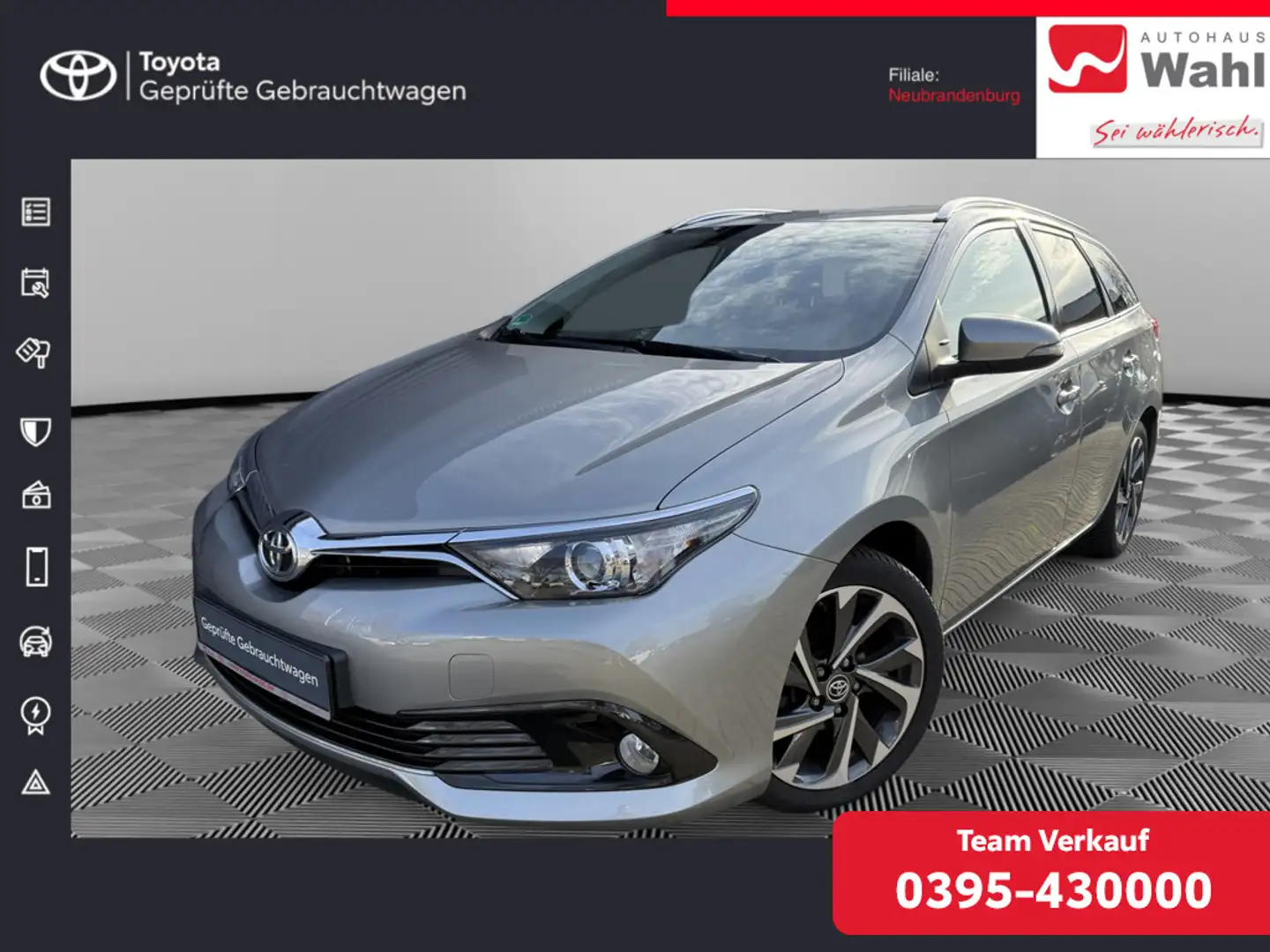 Toyota Auris Touring Sports 1.2 Design Edition Silber - 1