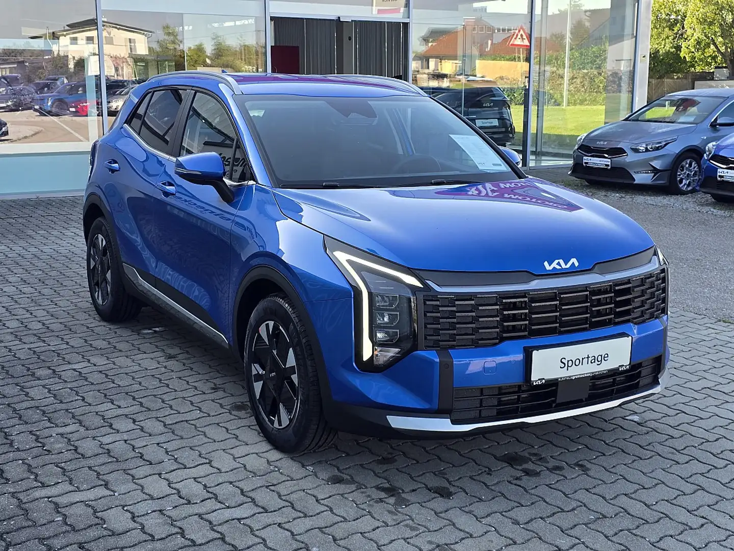 Kia Sportage 1,6 TGDI Silber Blau - 2