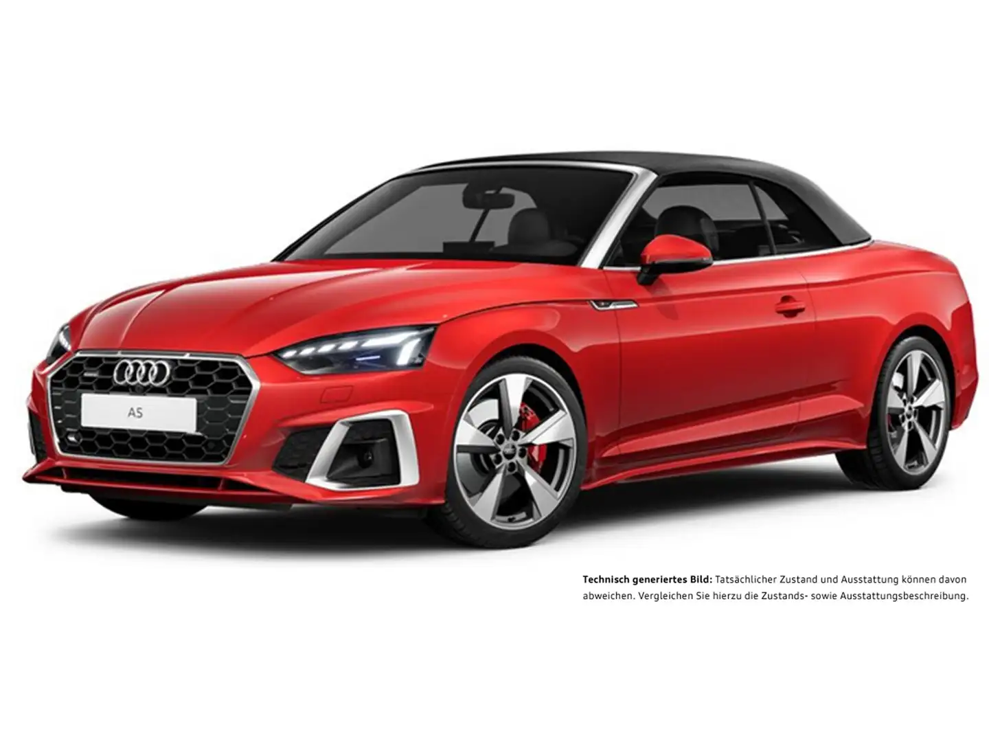 Audi A5 Cabriolet 45 quattro S LINE B&O 360°CAM LM19 Rot - 2