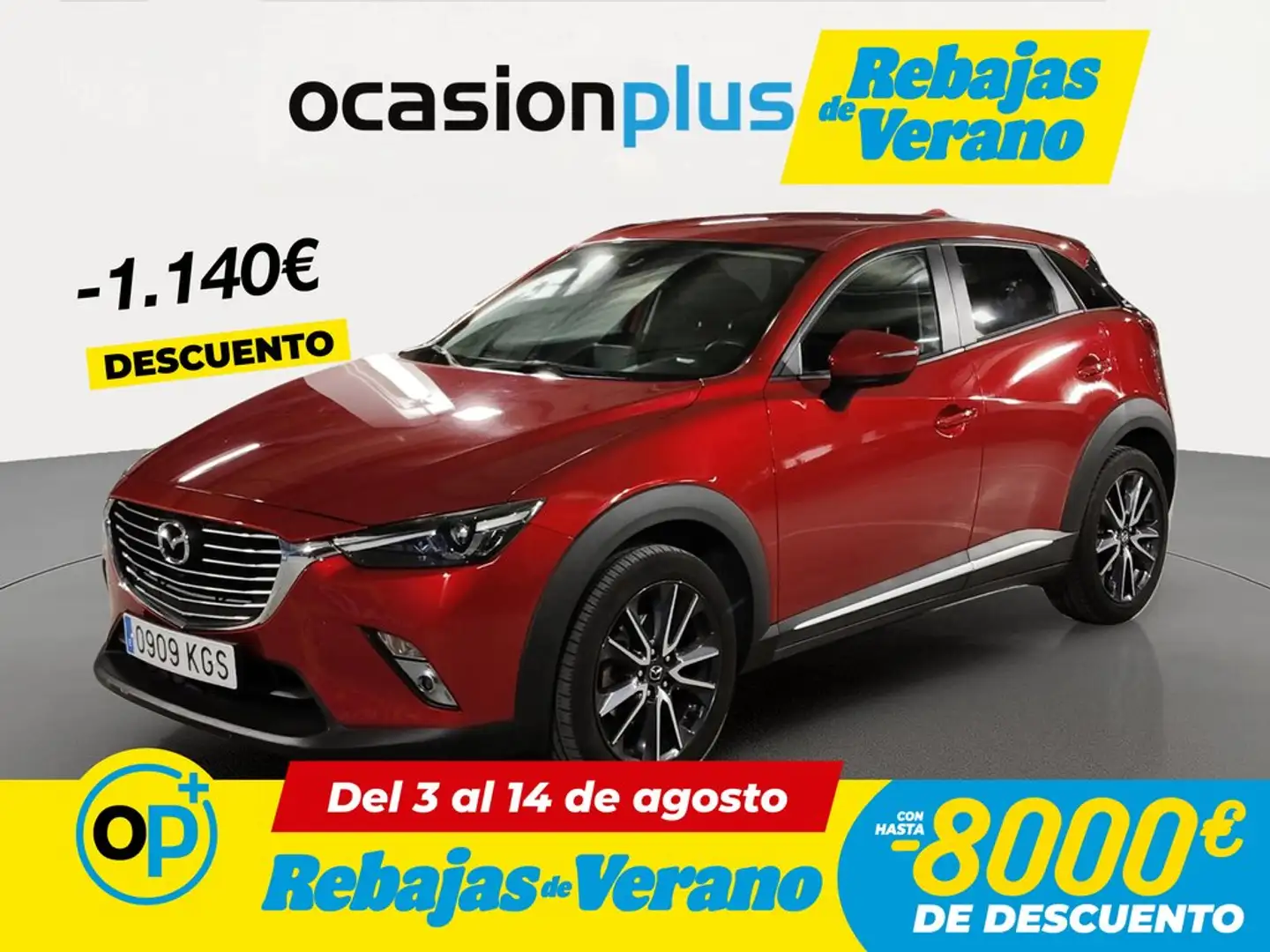 Mazda CX-3 1.5D Luxury 2WD Rojo - 1
