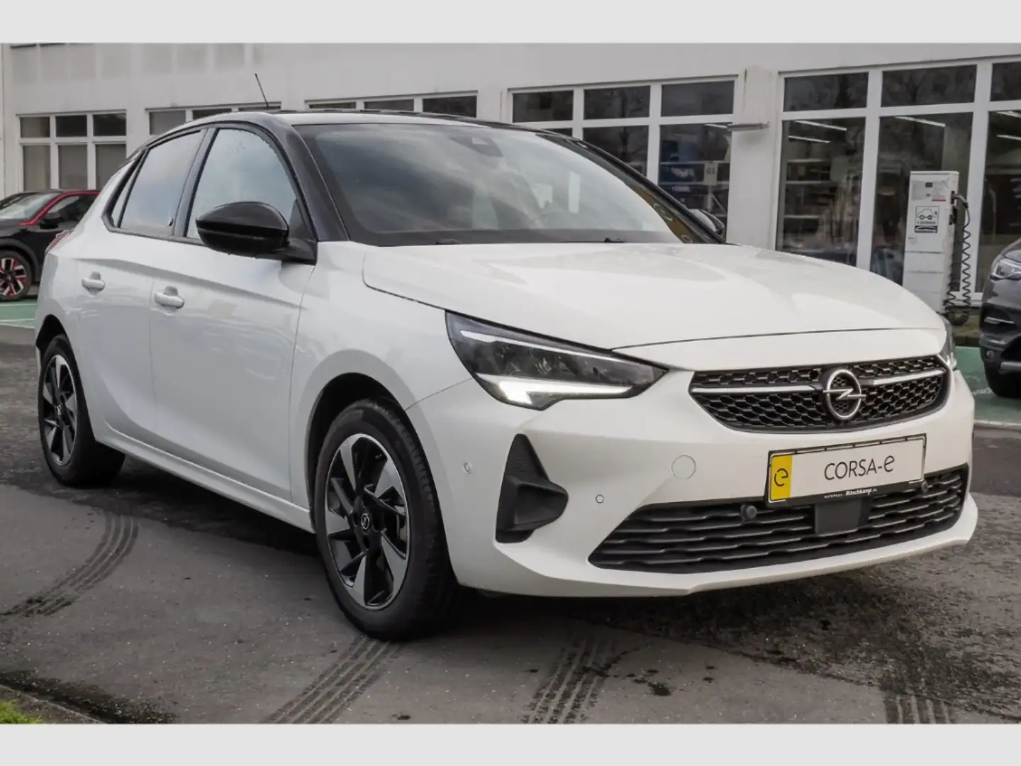 Opel Corsa-e F GS Line Klimaauto RückKam Voll-LED SHZ Lenkr.Hz. Blanco - 2