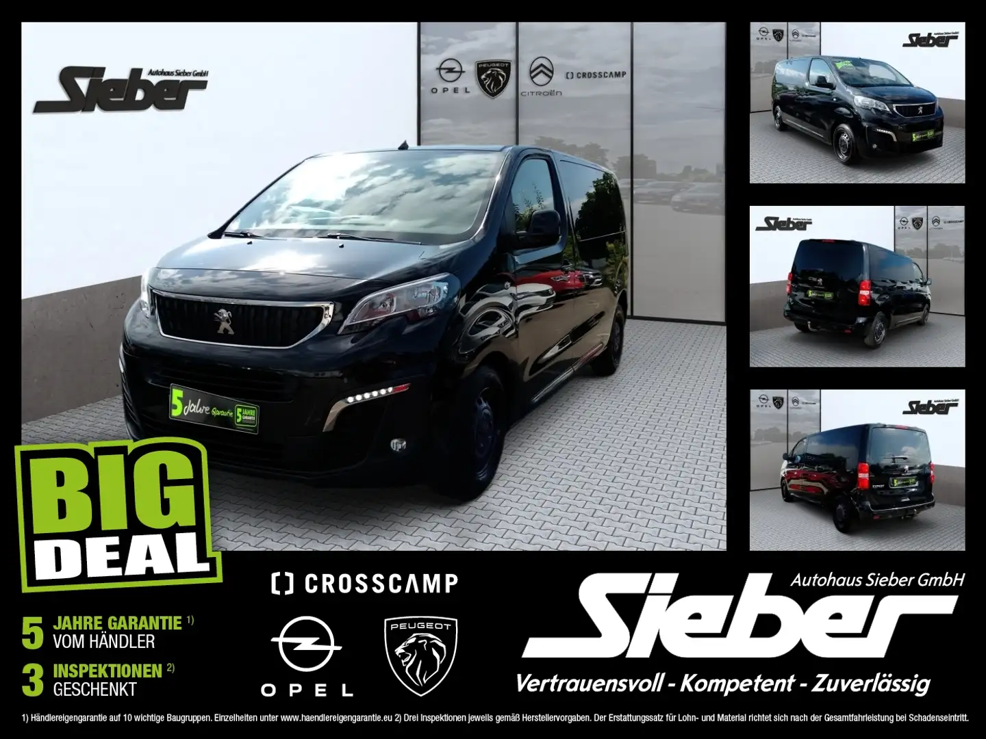 Peugeot Expert Kombi 2.0 BlueHDi 180 FAP L2 8-Sitze AHK Noir - 1