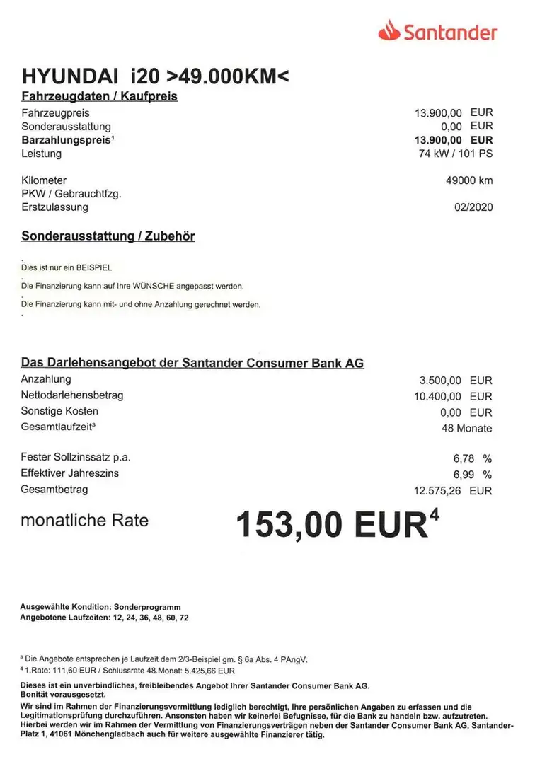 Hyundai i20 YES! 49.000KM/Sitzheiz/Kamera/Einparkhilfe Schwarz - 2