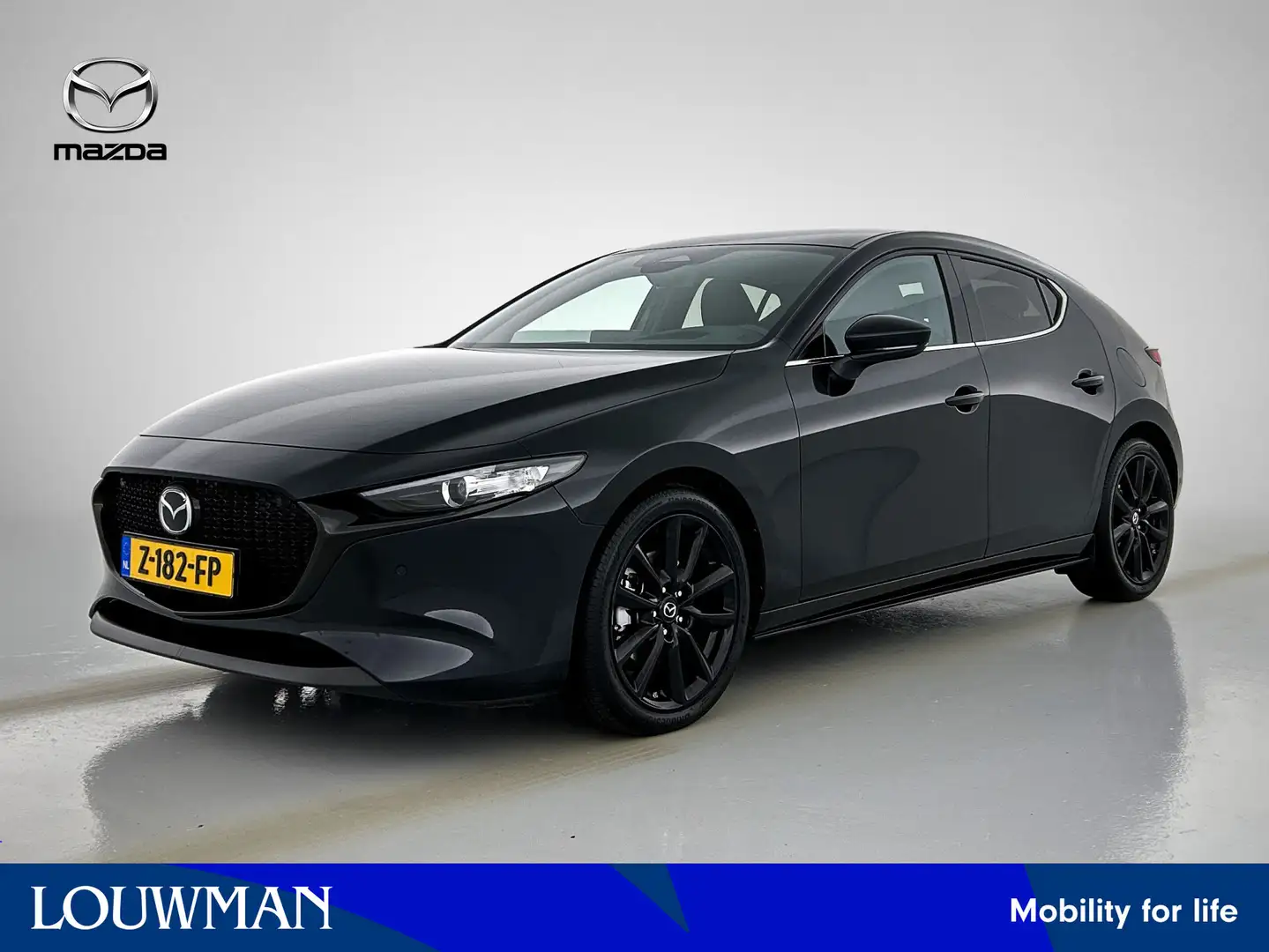 Mazda 3 2.0 e-SkyActiv-G M Hybrid 150 Homura Zwart - 1