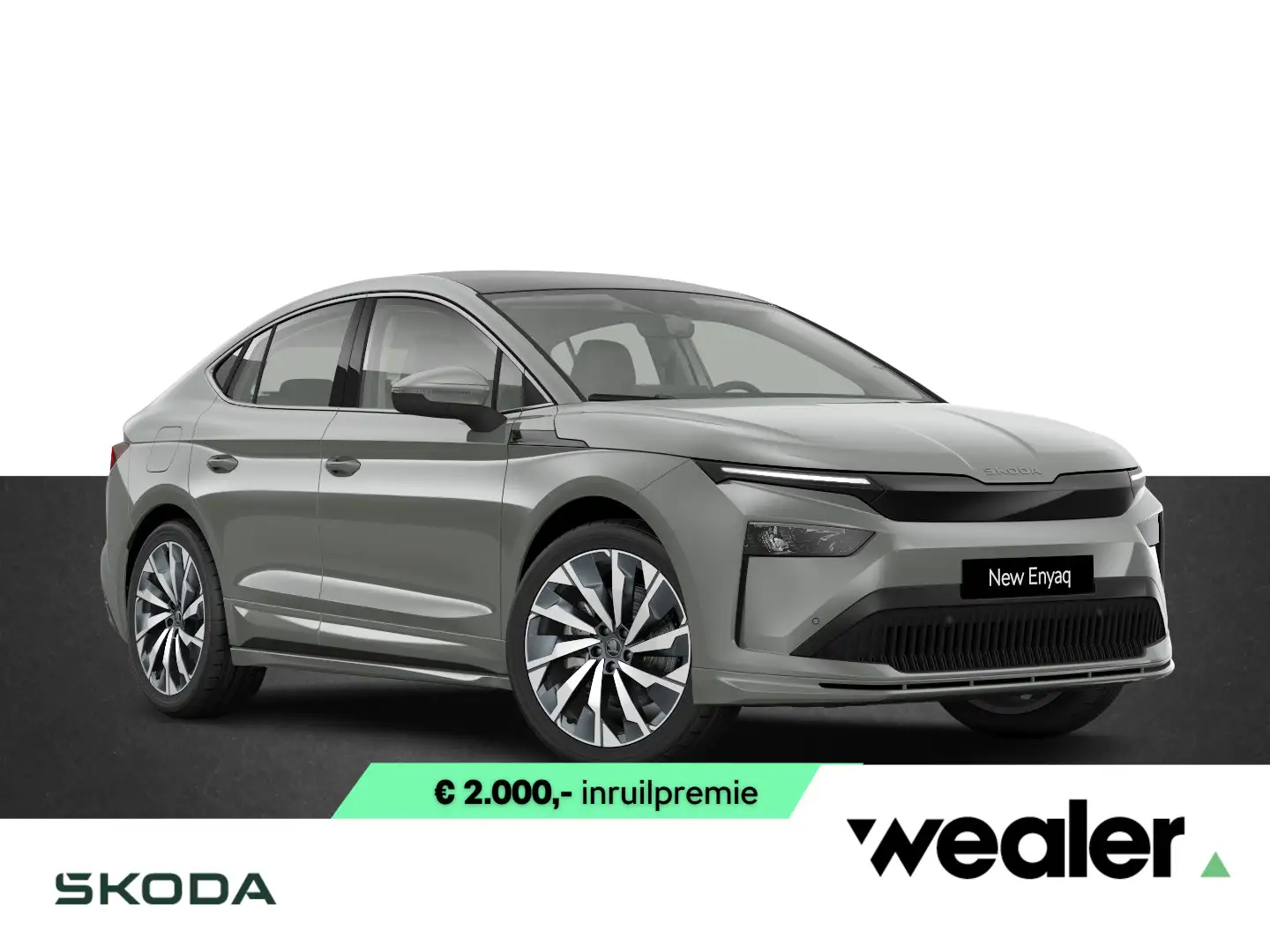 Skoda Enyaq Coupe Selection Elektromotor 286 PK | Steel Grey | siva - 1
