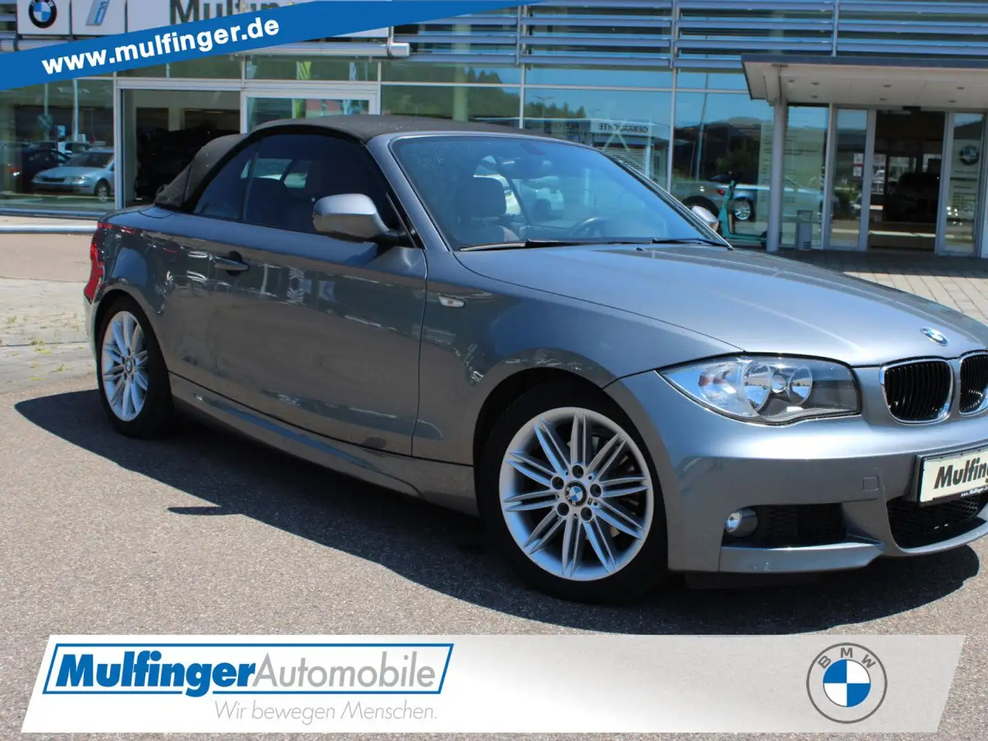 BMW 118 i Cabrio M Sport Leder Sitzh.Radio/CD PDC Alu Gris - 1