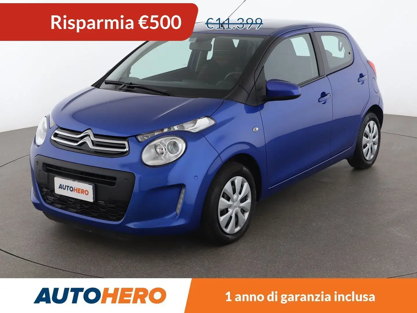 Citroen C1 1.0 VTi Feel 72 CV Blu/Azzurro - 1