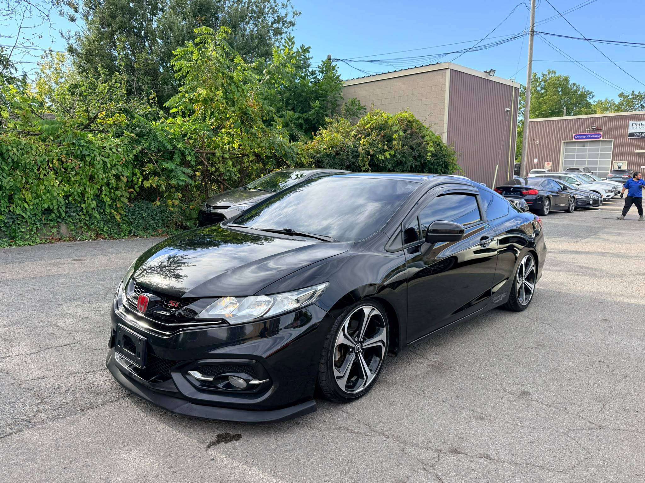 Black 2015 Honda Civic Coupe Coupe Front-Wheel Drive Manual