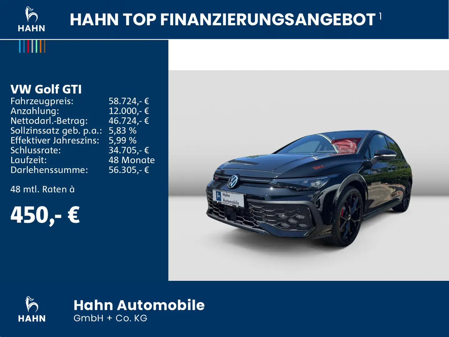 Volkswagen Golf GTI 2,0 l TSI OPF 195 kW (265 PS) Schwarz - 2