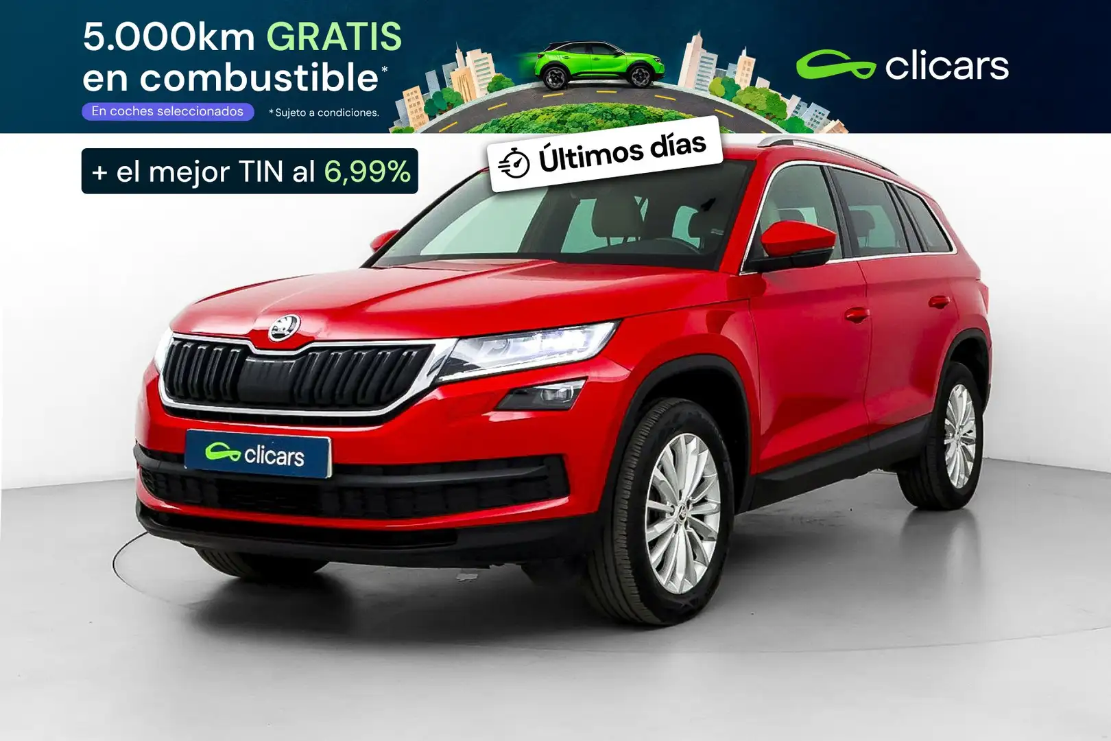 Skoda Kodiaq 2.0TDI AB tech Style 4x2 DSG 110kW Rojo - 1