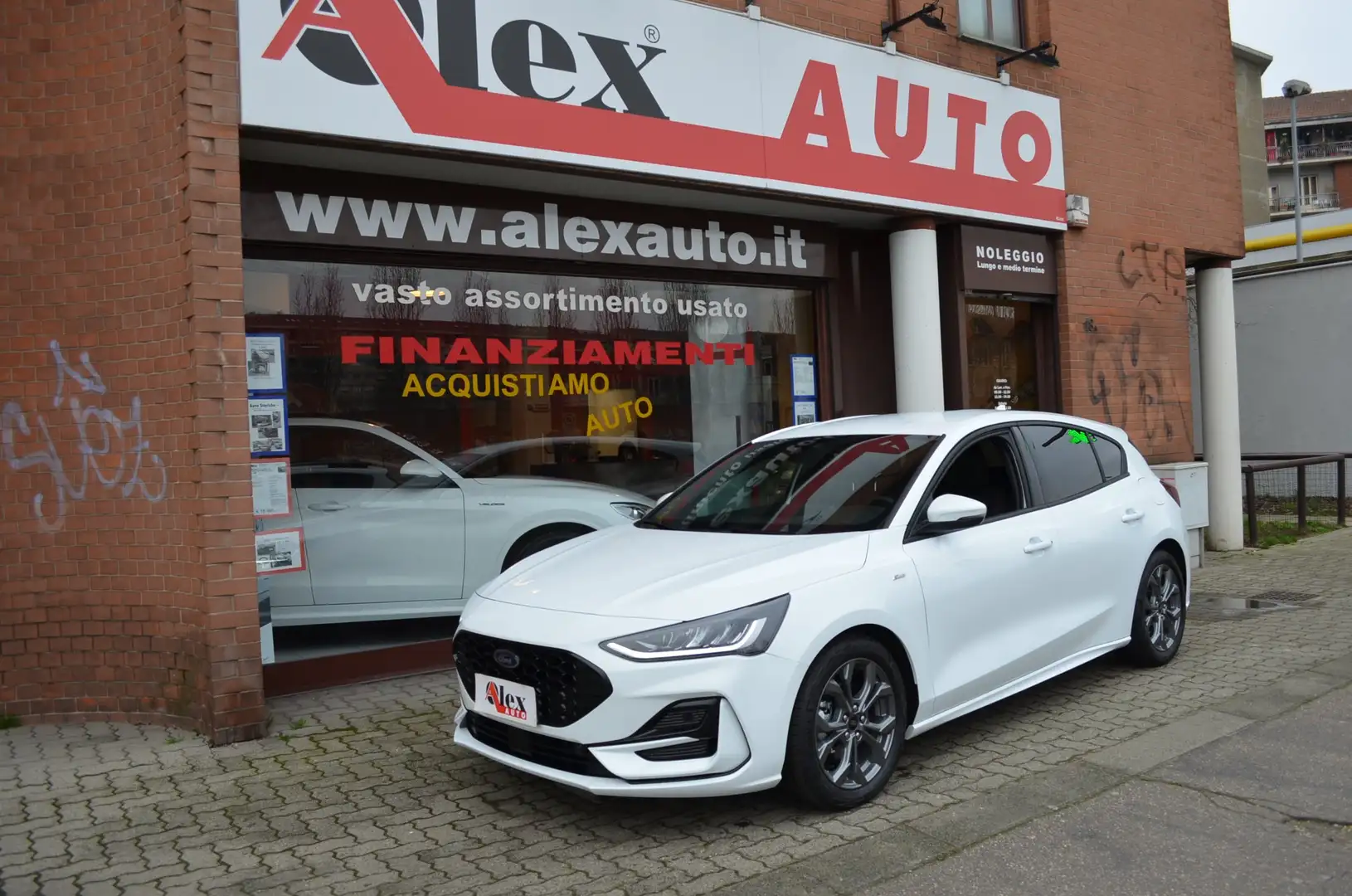 Ford Focus 1.0 ecoboost h ST-Line 125cv GARANZIAcasa Bianco - 1