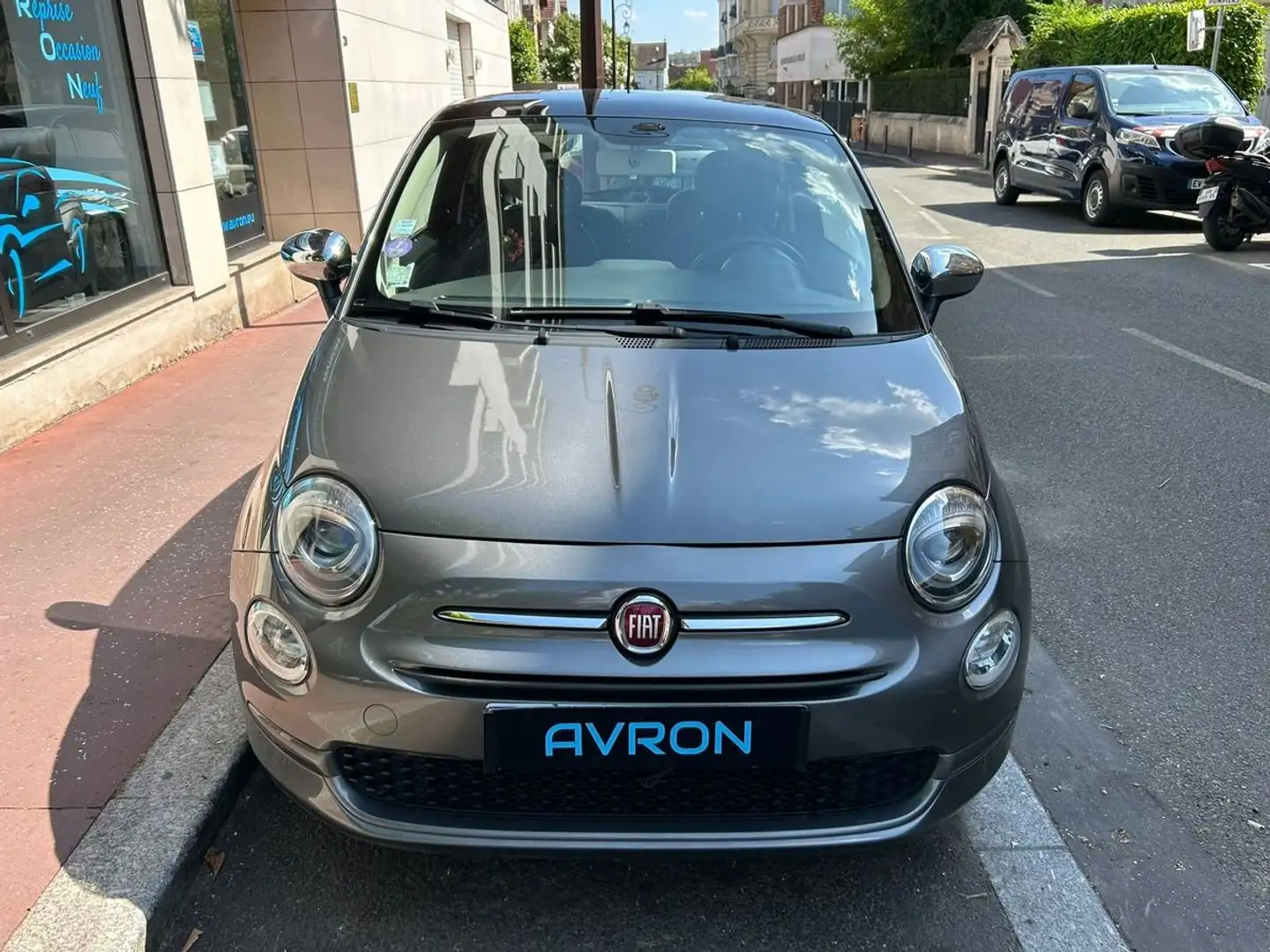 Fiat 500 II (2) 1.2 8V 69cv Toit Panoramique/GPS/.. 1 er ma Gris - 2
