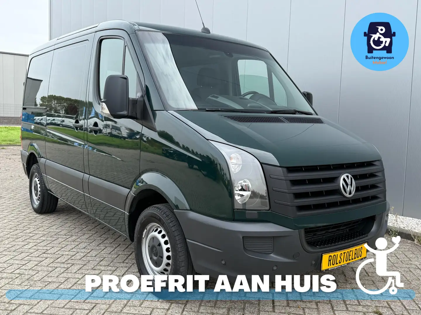 Volkswagen Crafter Rolstoelbus (airco) Automaat Rolstoel Voorin Vert - 1