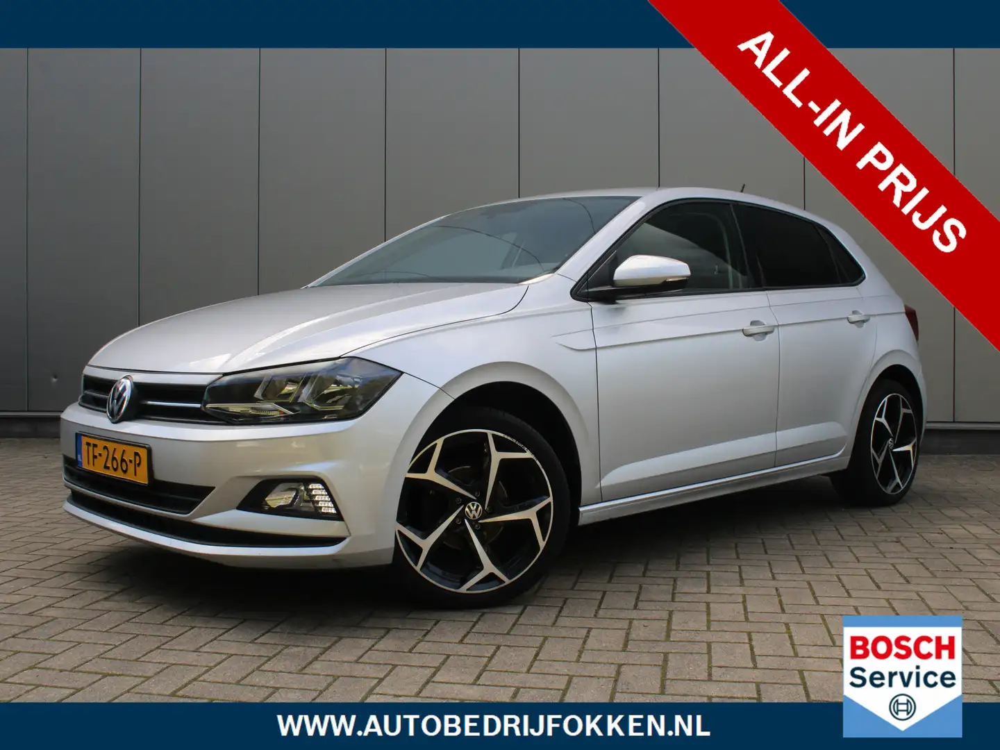 Volkswagen Polo 1.0 TSI 95pk Comfortline | Navigatie | App-Connect Gris - 1
