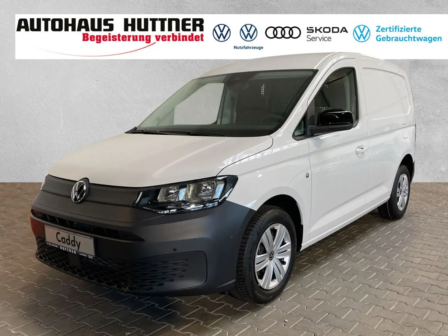 Volkswagen Caddy Cargo 1.5 TSI AHK SITZHEIZUNG PDC APPCONNECT Weiß - 1