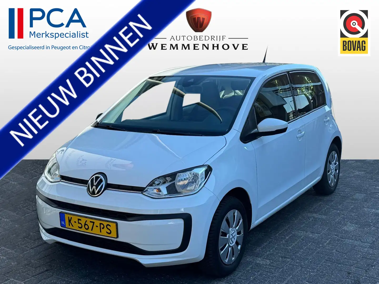 Volkswagen up! 1.0 BMT move up! 5-Deurs/Airco Wit - 1
