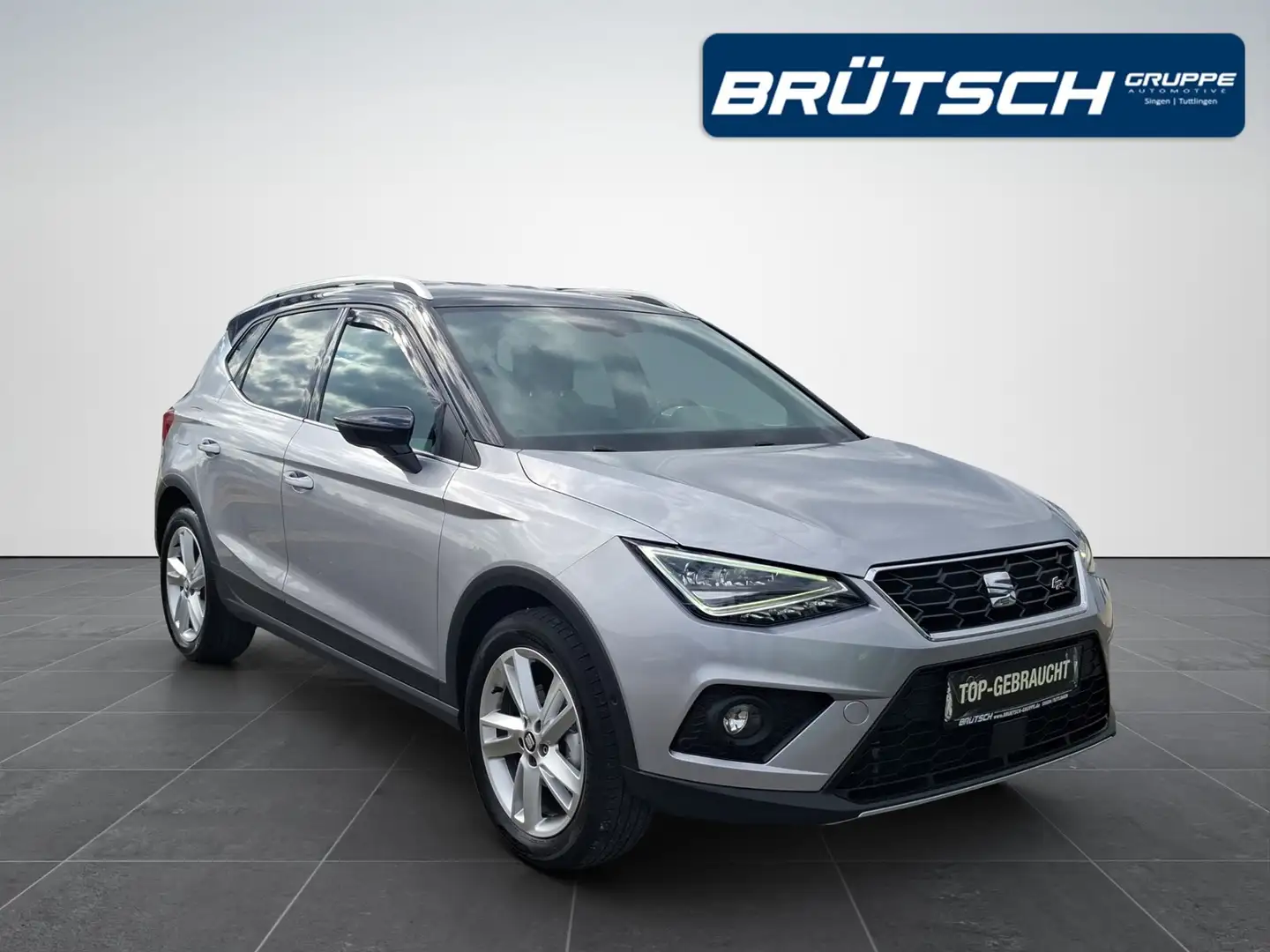 SEAT Arona FR 1.5 TSI KLIMA / NAVI / ACC / KAMERA / DAB+ Silber - 2