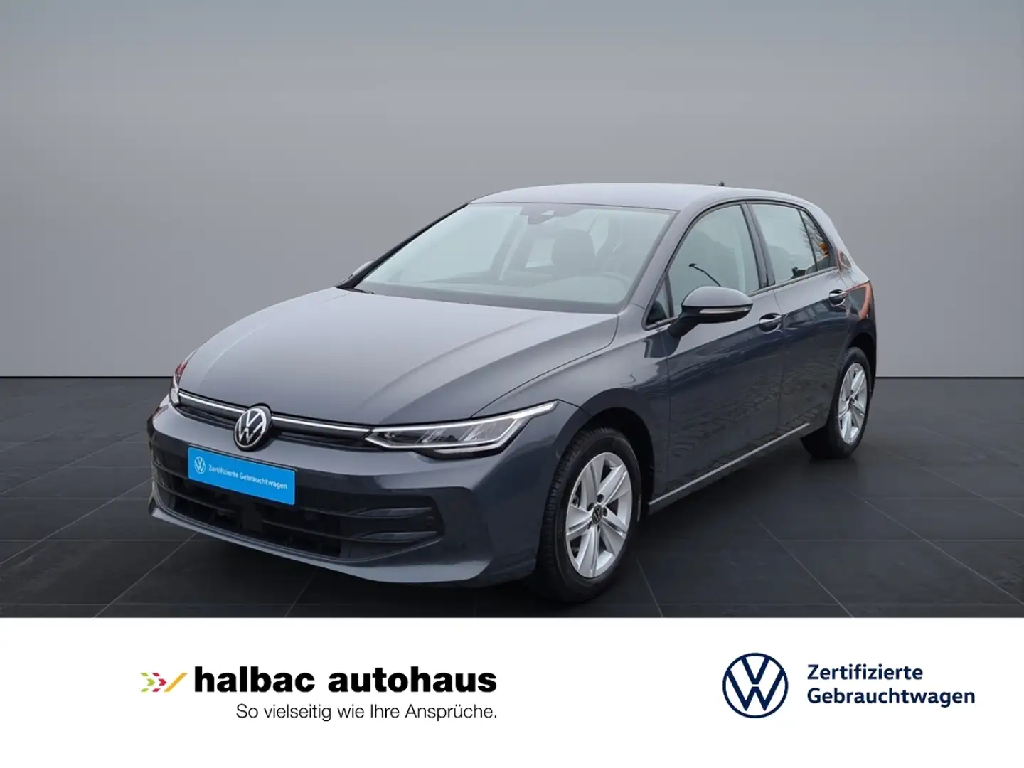 Volkswagen Golf 1.5 TSI DSG Life+NAVI+SHZ+PDC+ACC+APPCONN+LED Grau - 1