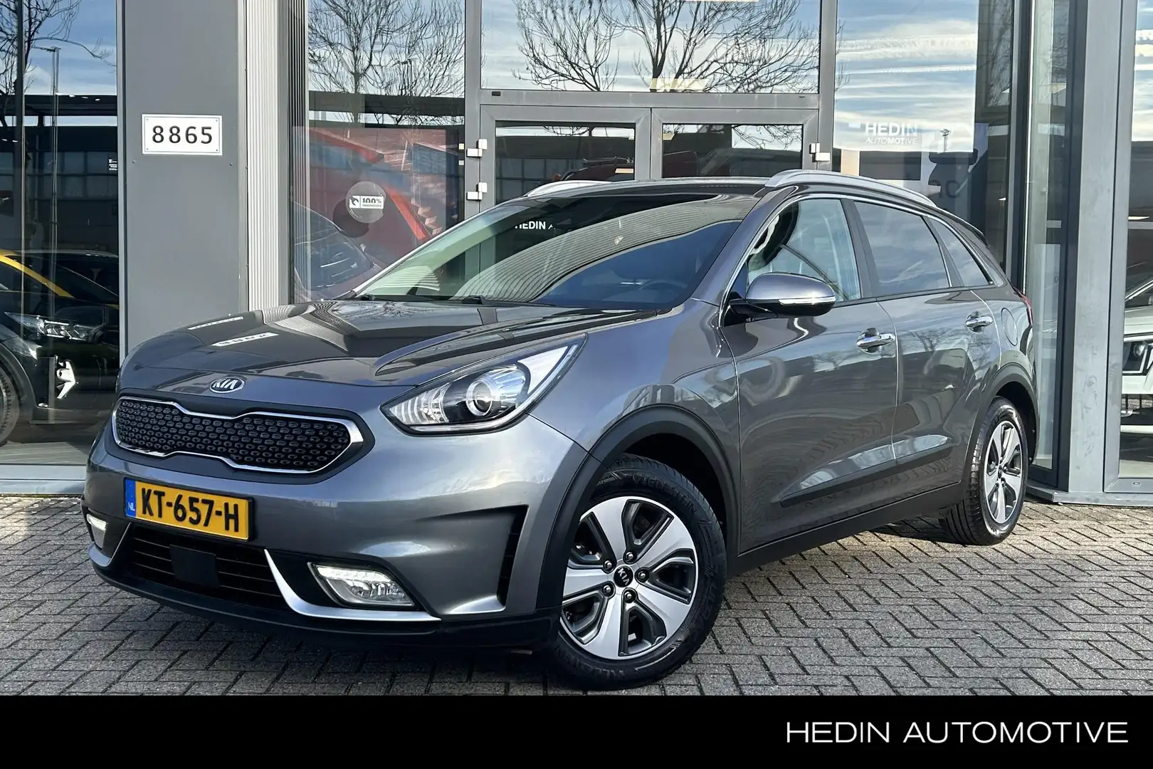 Kia Niro 1.6 GDi Hybrid BusinessLine | Stoel + Stuurverwarm Grijs - 1
