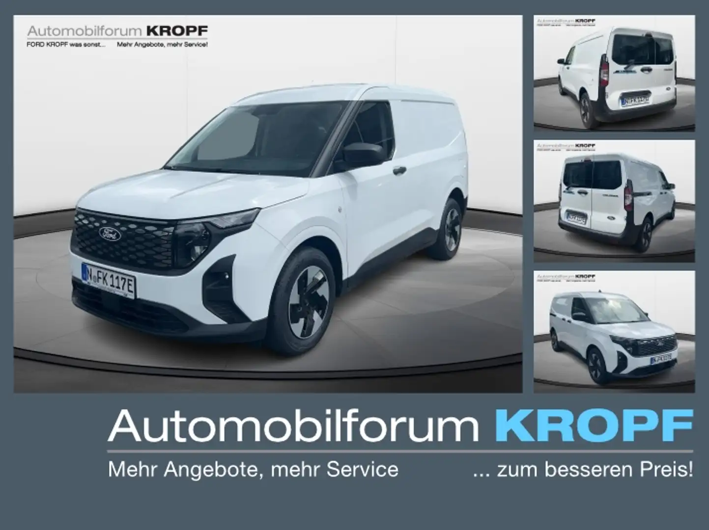 Ford Transit Courier BEV Trend LED TEMPOM PRECOL Weiß - 1