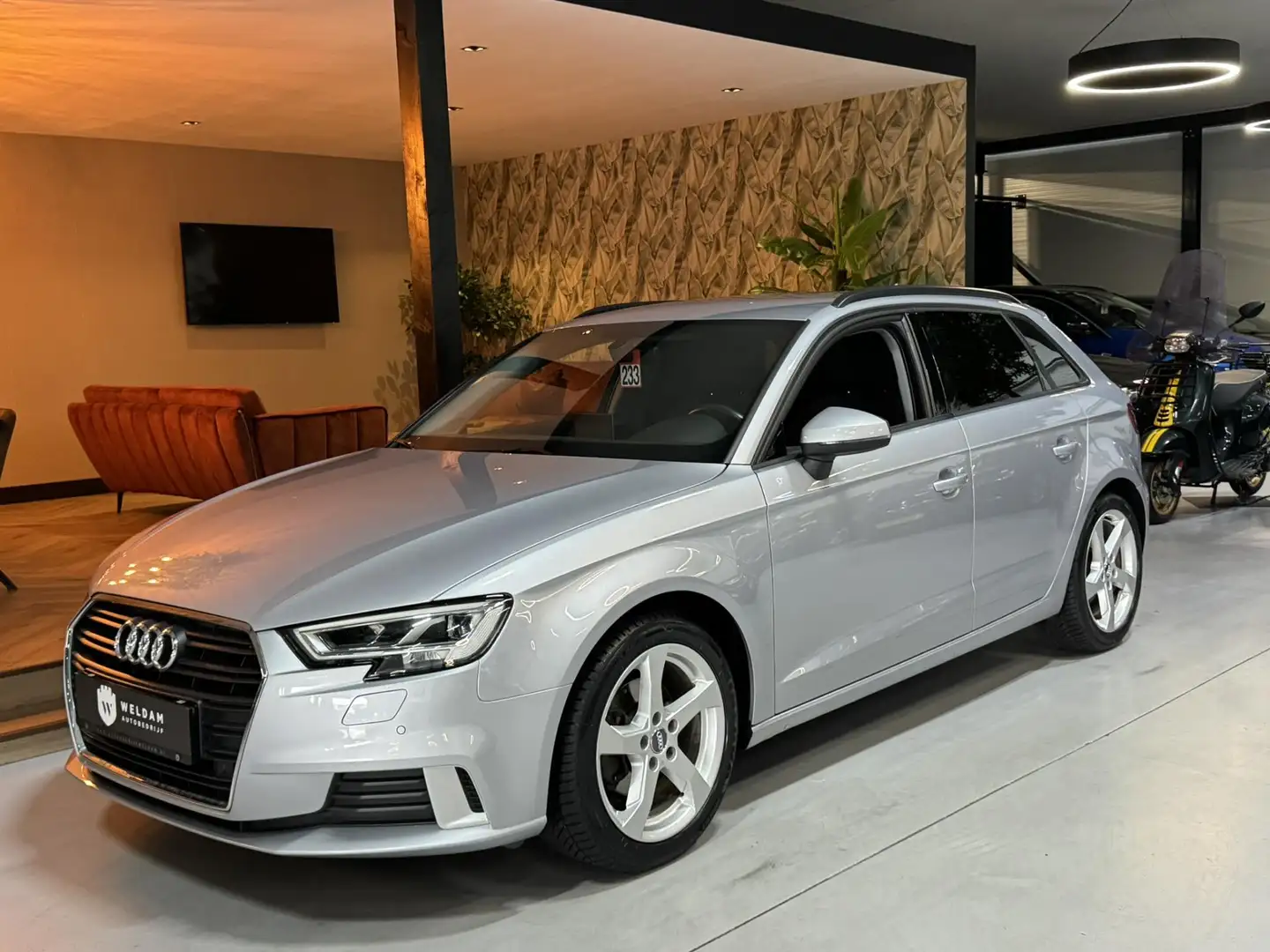 Audi A3 Sportback 1.5 TFSI CoD Sport Garantie StoelVW Crui Gris - 2