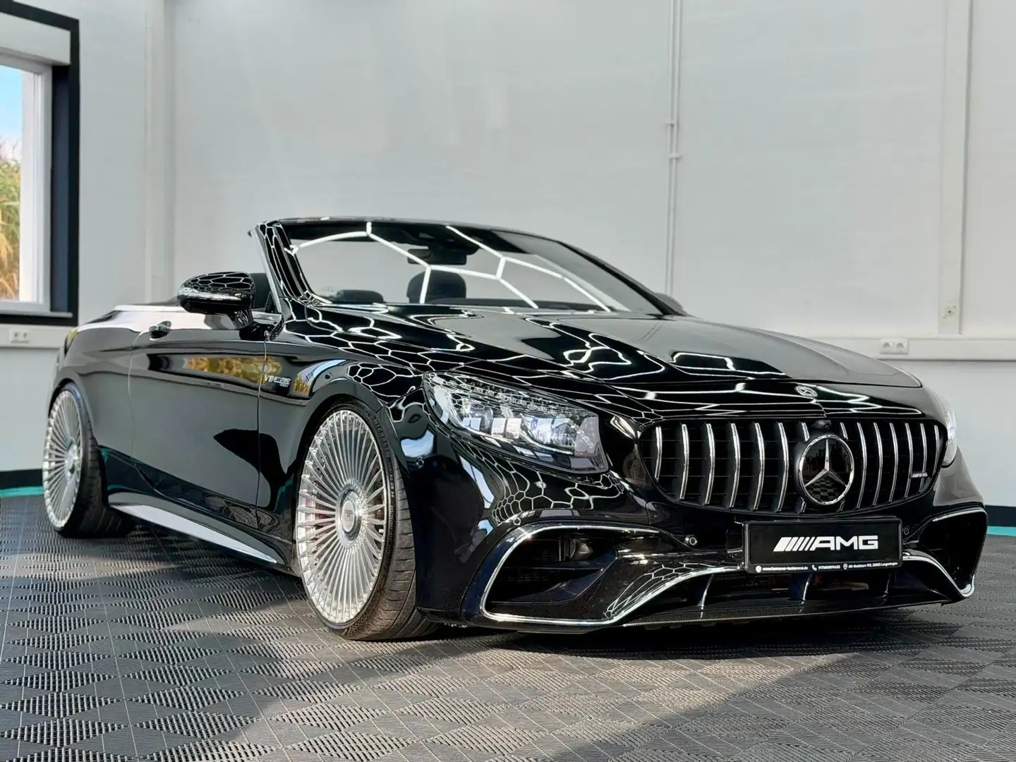 Mercedes-Benz S 63 AMG CABRIO 4M 360/SWAROVSKI/22*PP-EXCLUSIVE Noir - 1