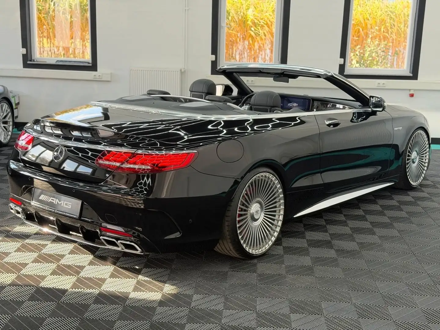 Mercedes-Benz S 63 AMG CABRIO 4M 360/SWAROVSKI/22*PP-EXCLUSIVE Noir - 2