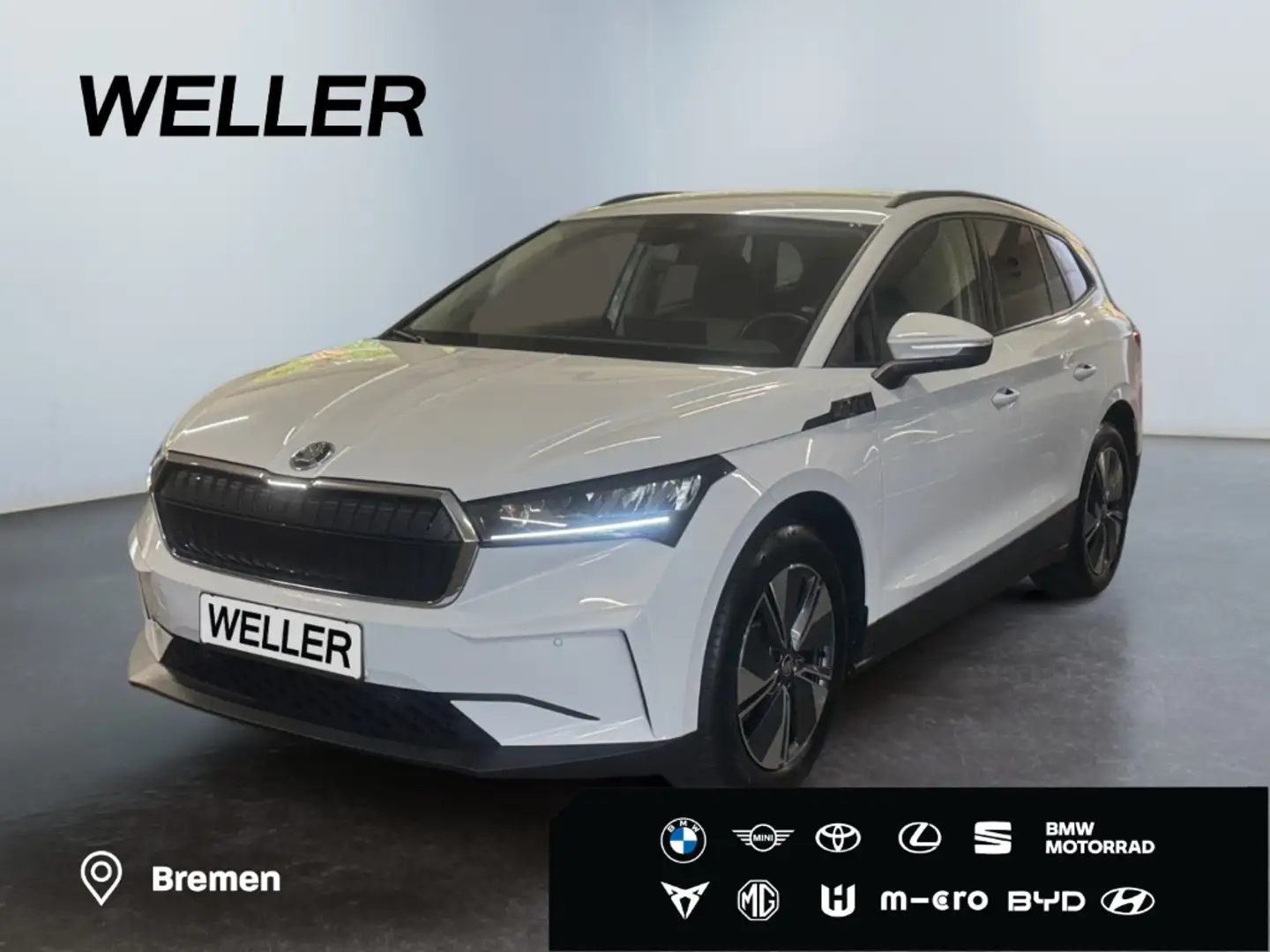 Skoda Enyaq iV 60 *LED*Kamera*CarPlay*SHZ*Navi*19Zoll* Weiß - 1