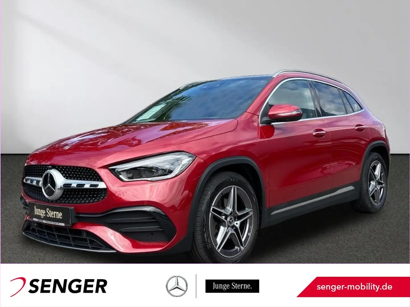 Mercedes-Benz GLA 220 d 4M AMG Distronic Pano Multibeam AHK Rood - 1