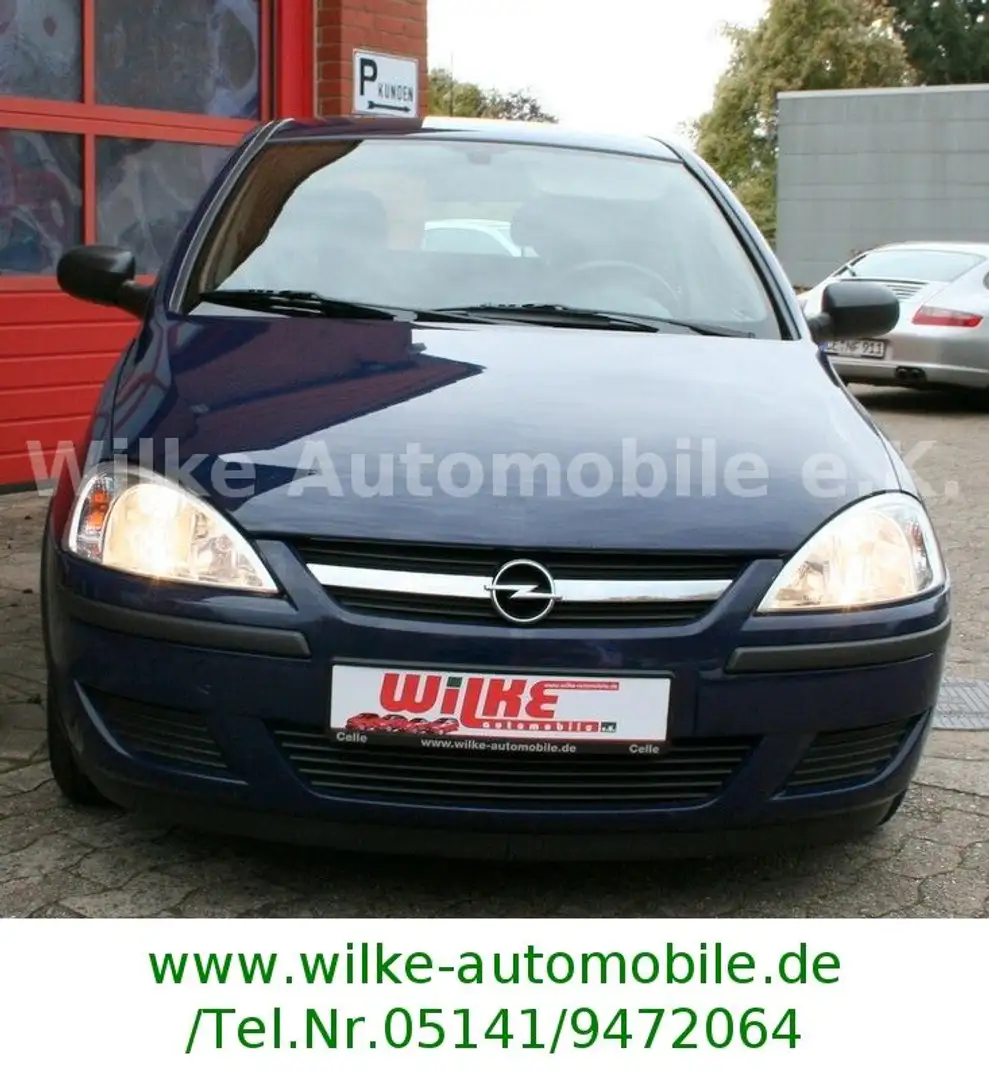 Opel Corsa C+70.400 KM+Klima+ZV+Audio+CD+Servolenkung Bleu - 2