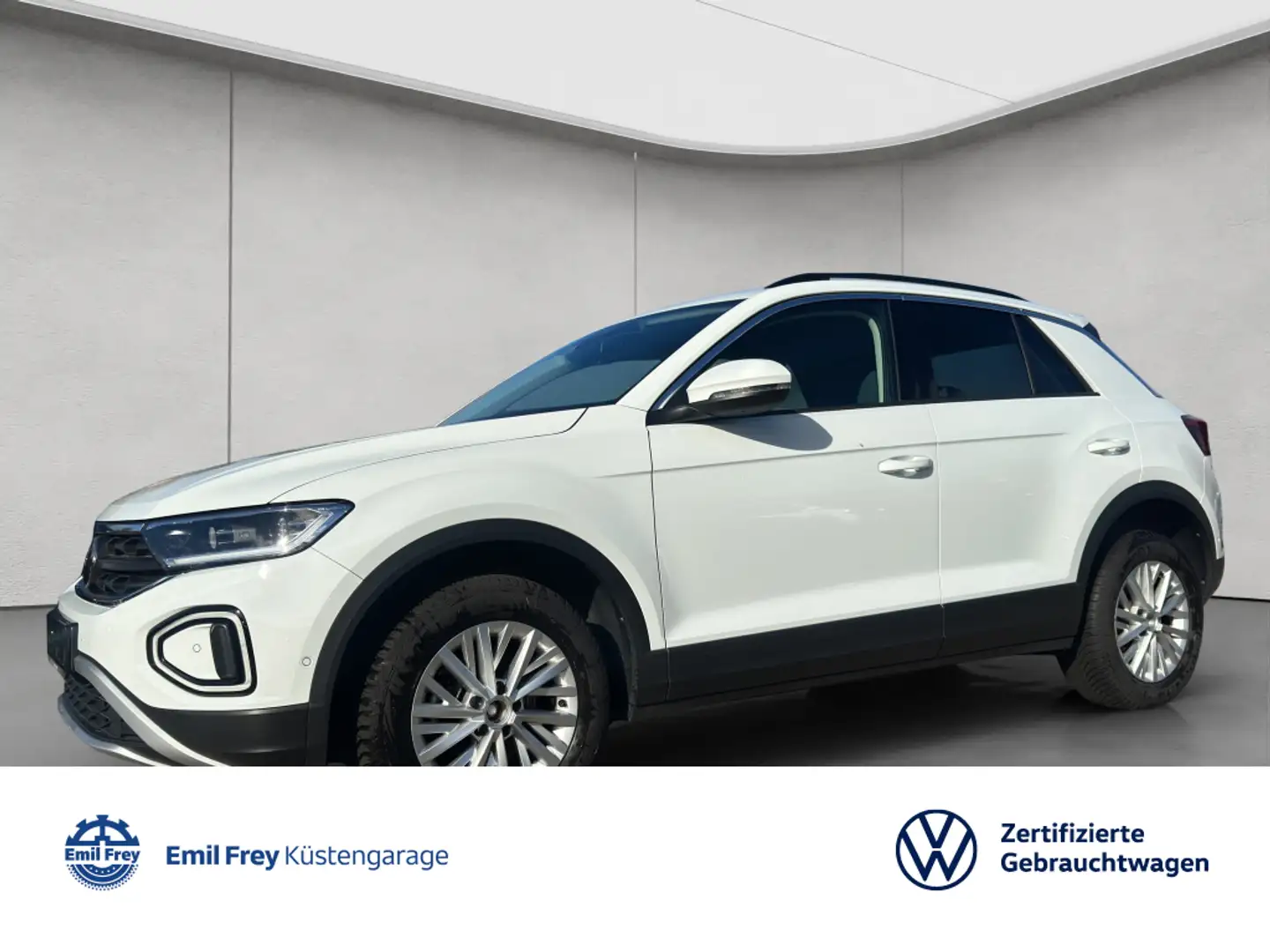 Volkswagen T-Roc 1.0 TSI Life LED/Navi/Sitzheizung Blanc - 1