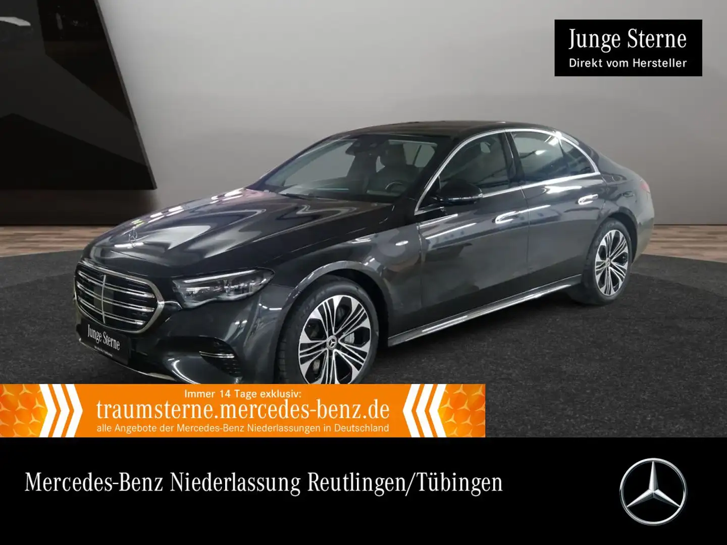 Mercedes-Benz E 300 de 4M Hybrid Fahrass 360° Pano Distr. HUD 9G Grau - 1