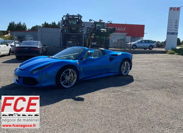 Ferrari 488 488 SPIDER -Carte Grise Française endommagé